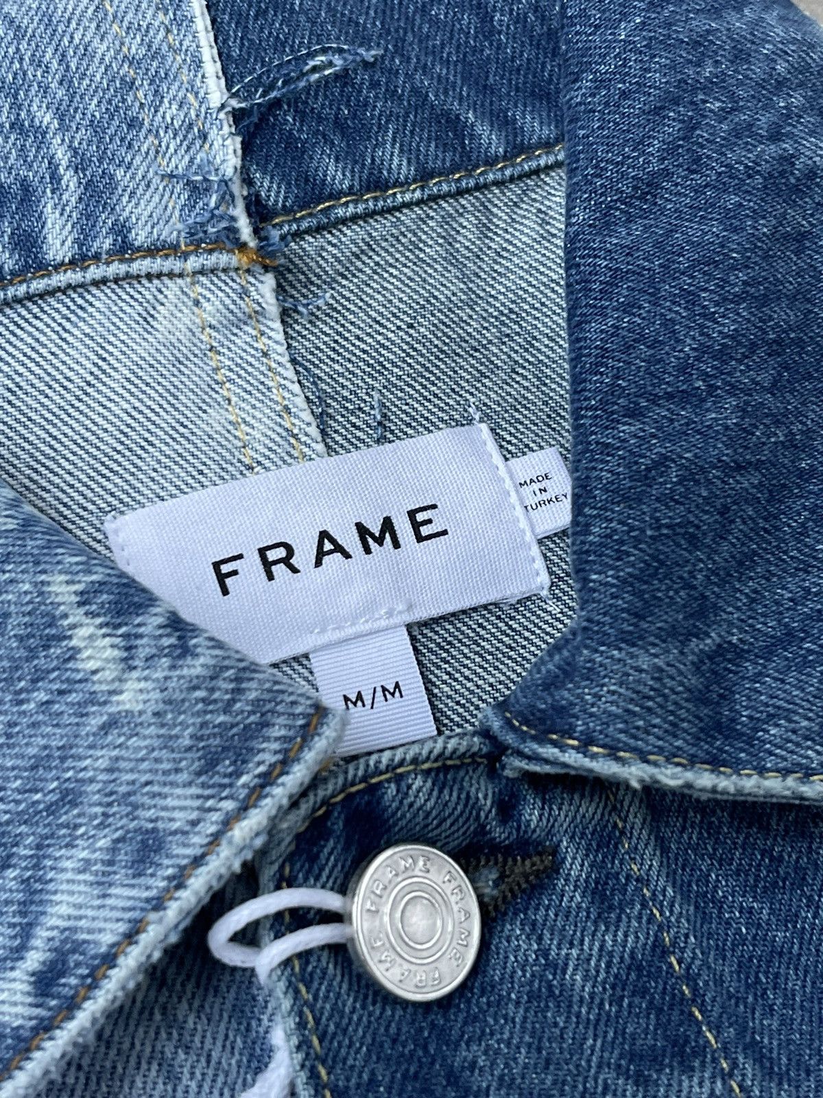 Frame !DS! SS23 Frame Half Bleached Blue Denim Jacket Size US M / EU 48-50 / 2 - 19 Thumbnail