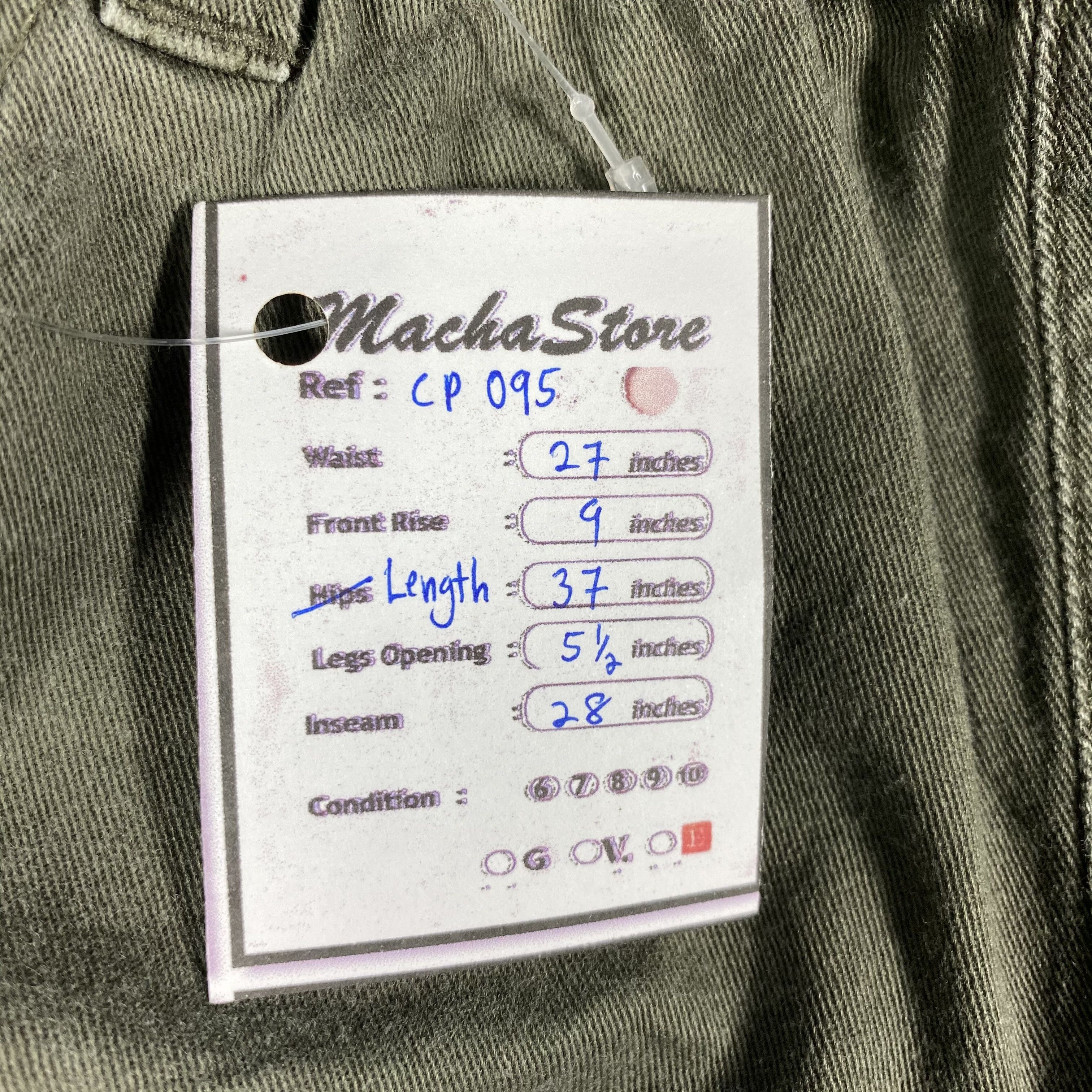 Japanese Brand Japanese Multipocket Tactical Bondage Skinny Cargo Pants Size US 27 - 5 Thumbnail