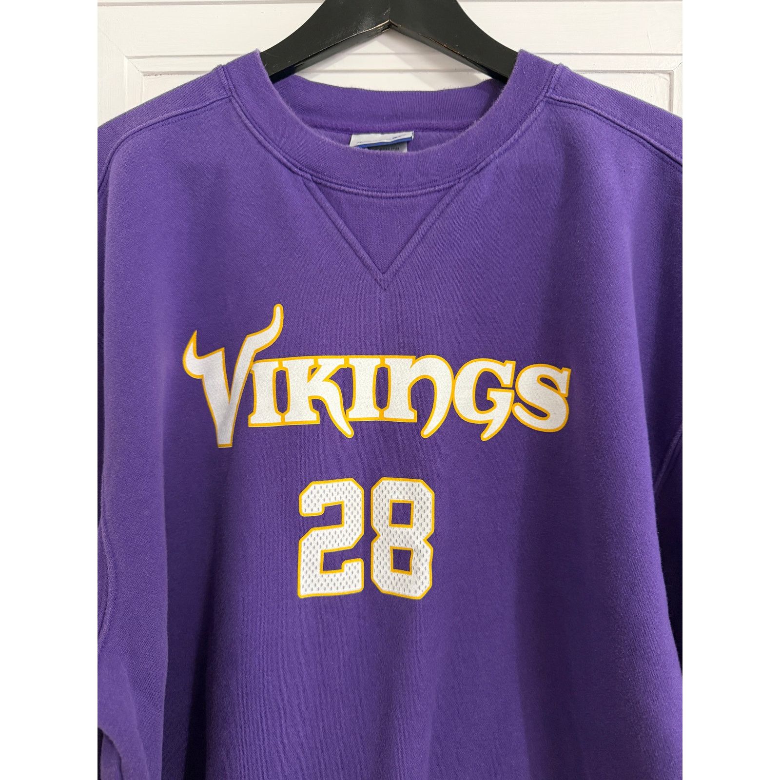 Reebok Adrian Peterson Minnesota Vikings Crewneck Sweatshirt Sz XL Size US XL / EU 56 / 4 - 2 Thumbnail