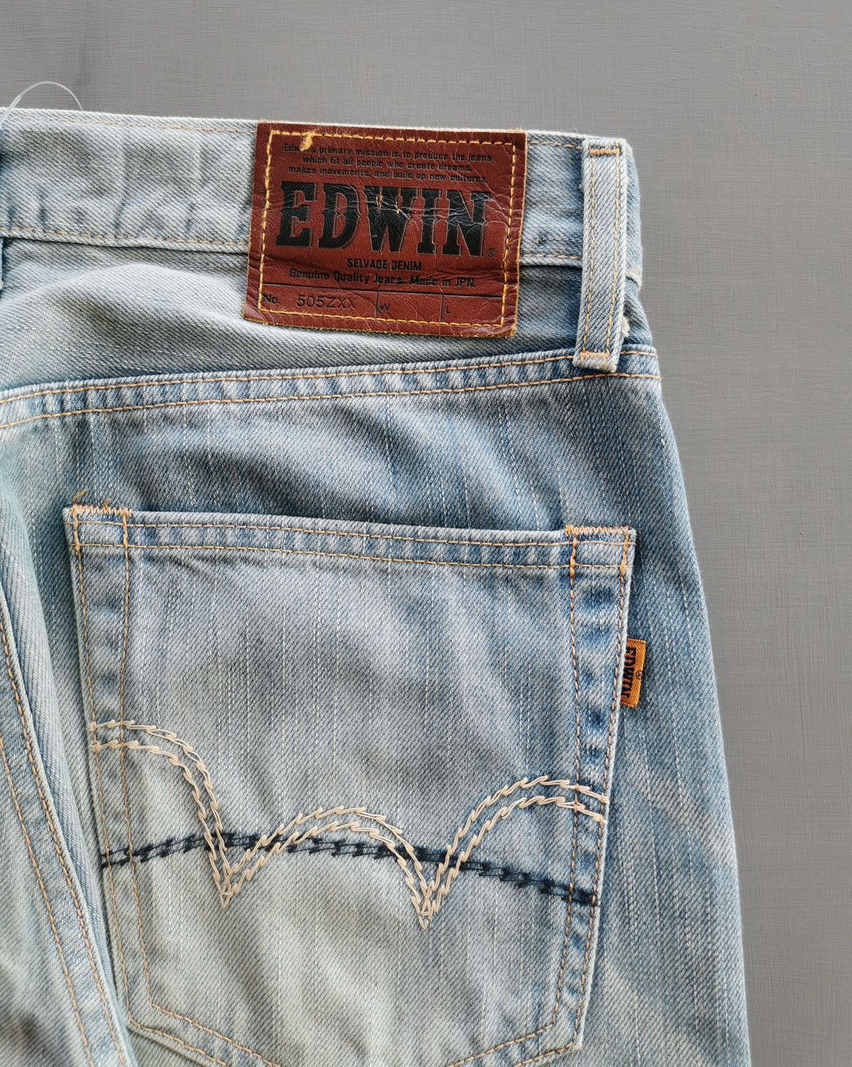 Edwin Edwin 505ZXX Selvedge Tapered Denim Jeans Size US 30 / EU 46 - 9 Thumbnail
