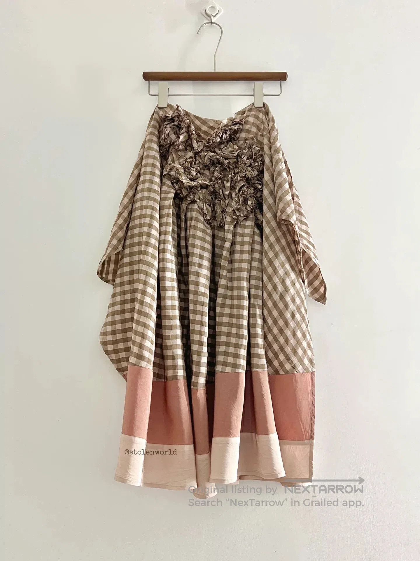 Tricot Comme des Garcons comme des garcons gingham ruffle apron. Size ONE SIZE - 1 Thumbnail