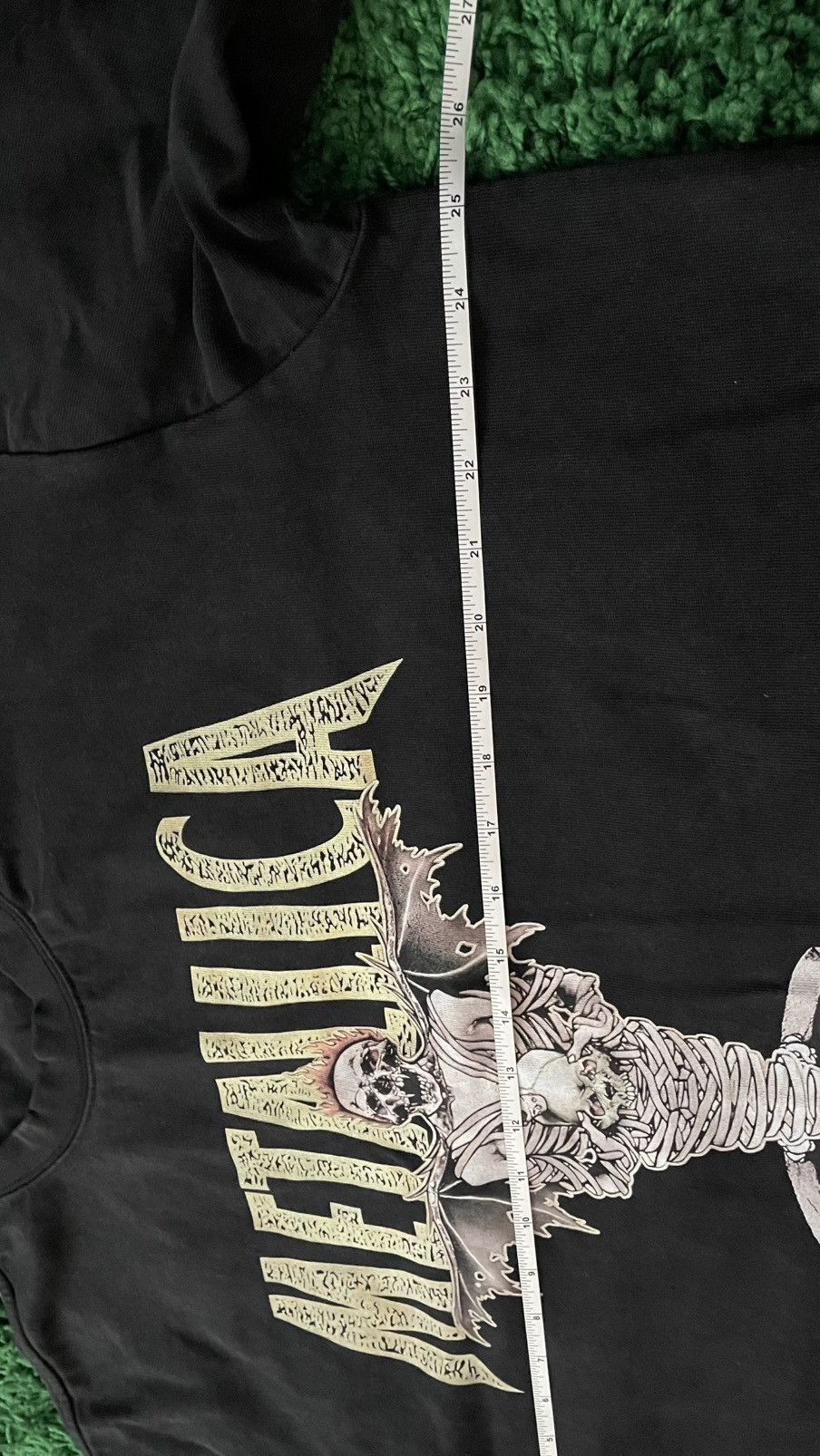 Metallica King nothing pushead careful wish oversized rock bootleg Size US XL / EU 56 / 4 - 5 Thumbnail