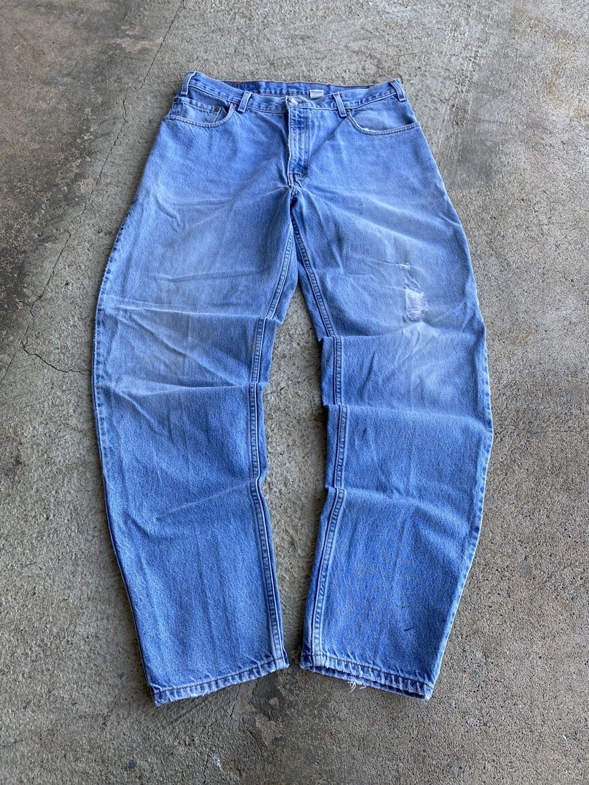 Levi's × Vintage Vintage 1990s Loose Fit Tapered Levi’s 560 Jeans Size US 36 / EU 52 - 5 Thumbnail