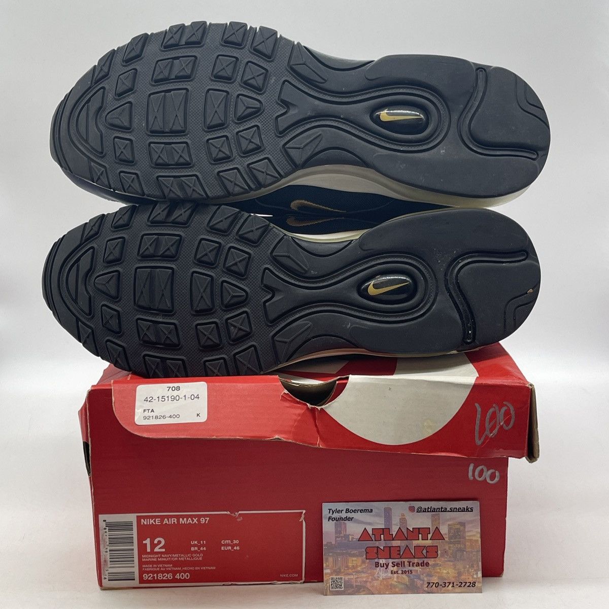 Nike Air max 97 midnight run Size US 12 / EU 45 - 7 Thumbnail