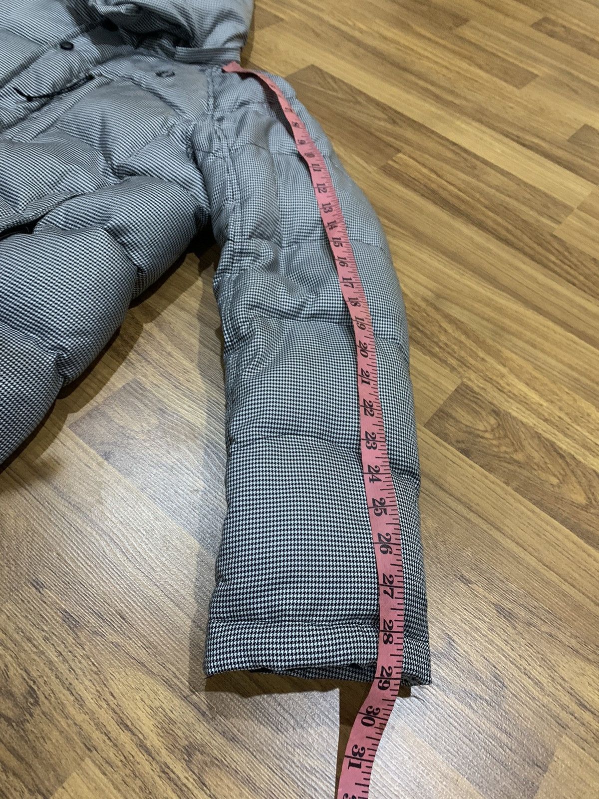 Fred Perry × Vintage FRED PERRY HOUNDSTOOTH GOOSE DOWN PUFFER JACKET Size US S / EU 44-46 / 1 - 5 Thumbnail