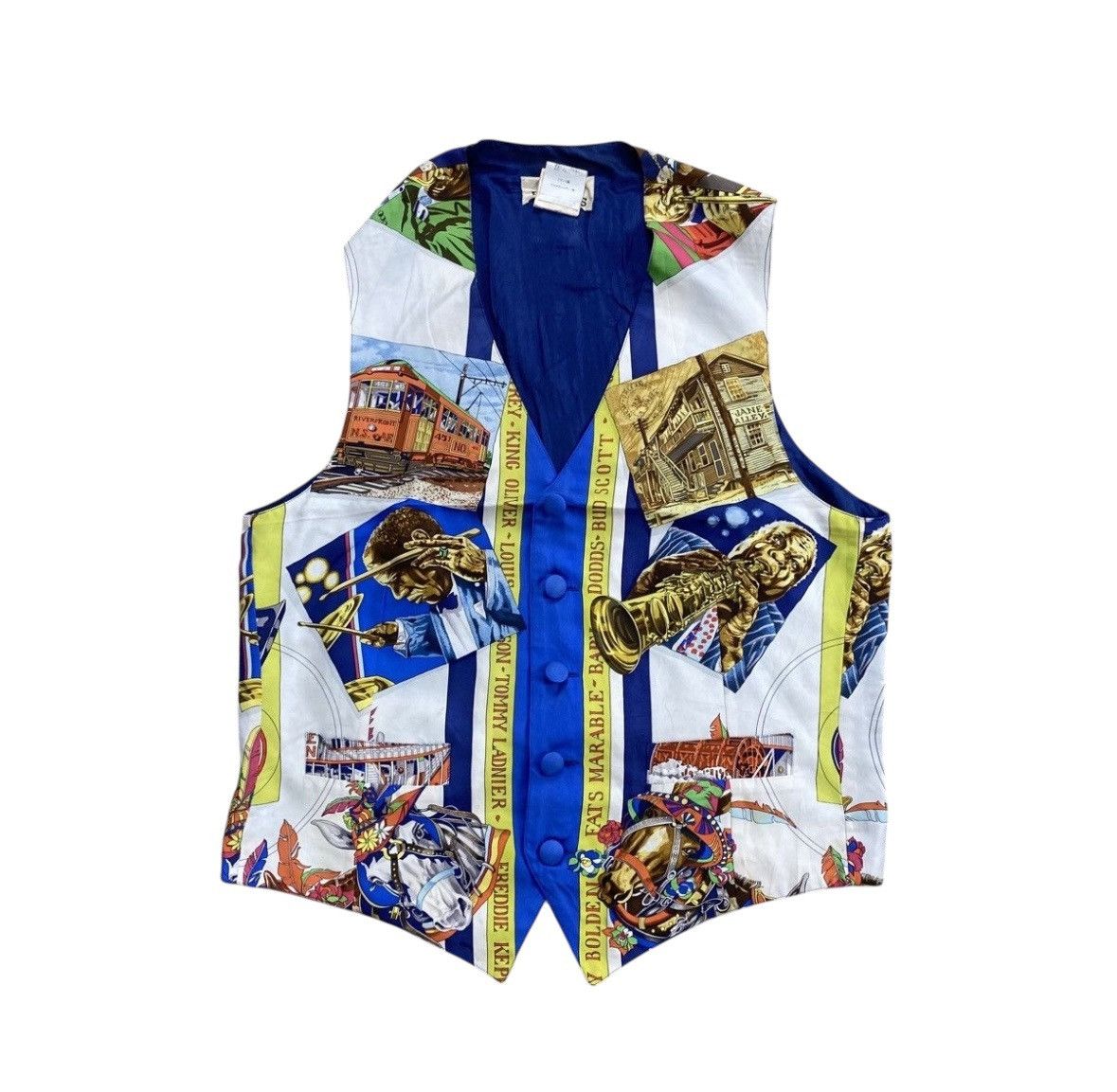 Hermes HOLY GRAILS!! Archives 90s Hermes VEST ALL OVER PRINT Size US M / EU 48-50 / 2 - 1 Thumbnail