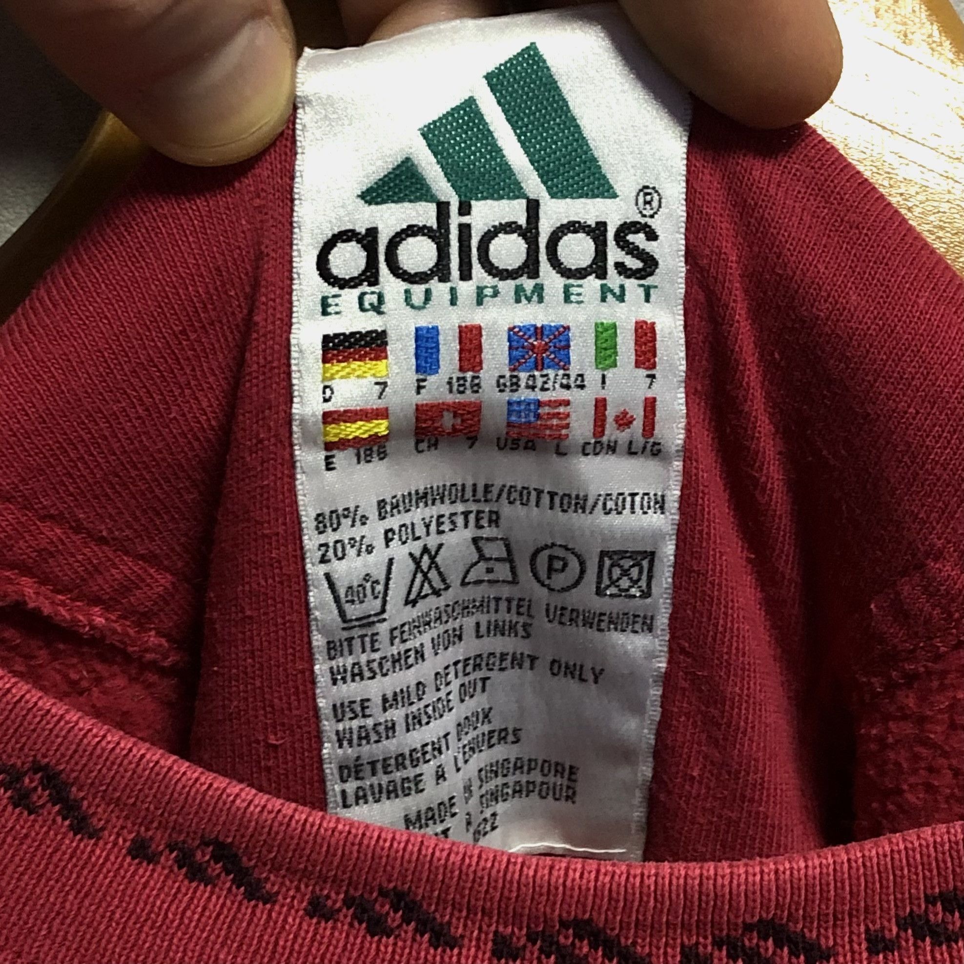 Adidas 90s Adidas Equipment Sweatshirt Size US L / EU 52-54 / 3 - 5 Thumbnail