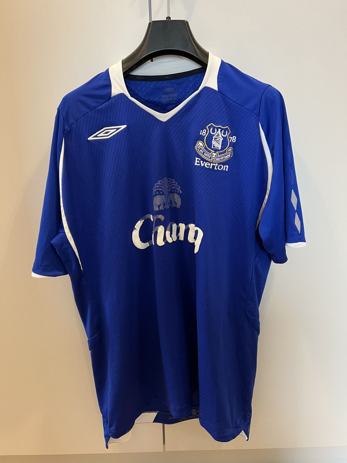 Umbro Everton Home Shirt 2008-09 Premier League Football Chang Size US L / EU 52-54 / 3 - 4 Thumbnail