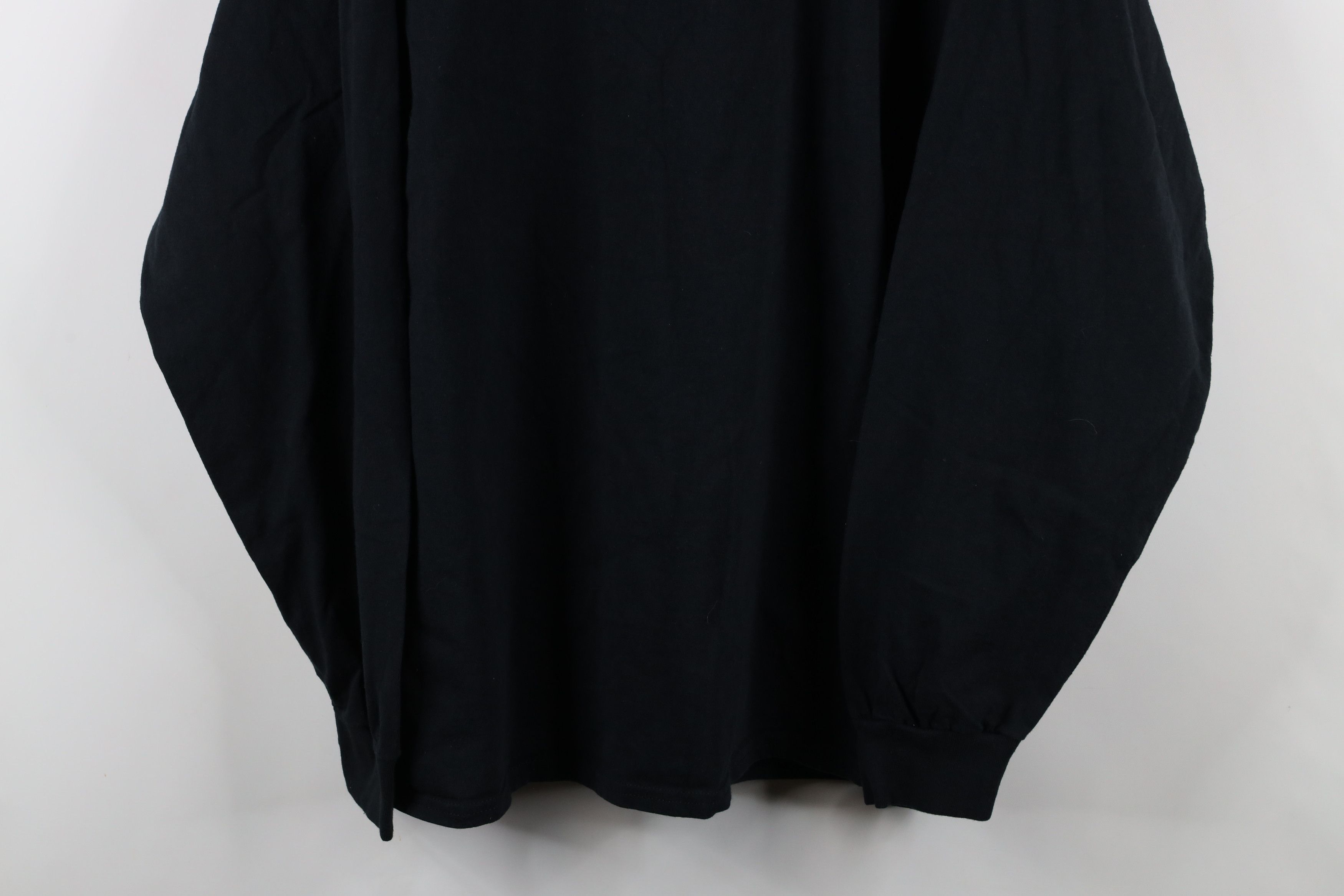 Vintage Vintage 90s Streetwear Long Sleeve T-Shirt Black Cotton Size US XXL / EU 58 / 5 - 3 Thumbnail