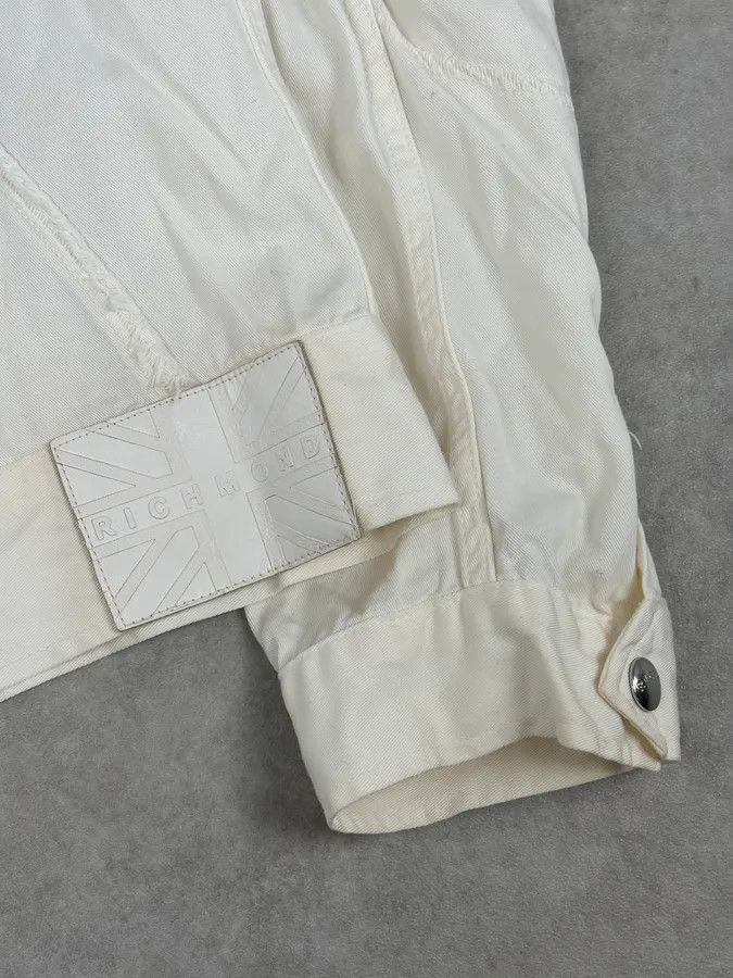 John Richmond Richmond Multi Zip White Avant-Garde Biker Jacket Size US M / EU 48-50 / 2 - 11 Thumbnail