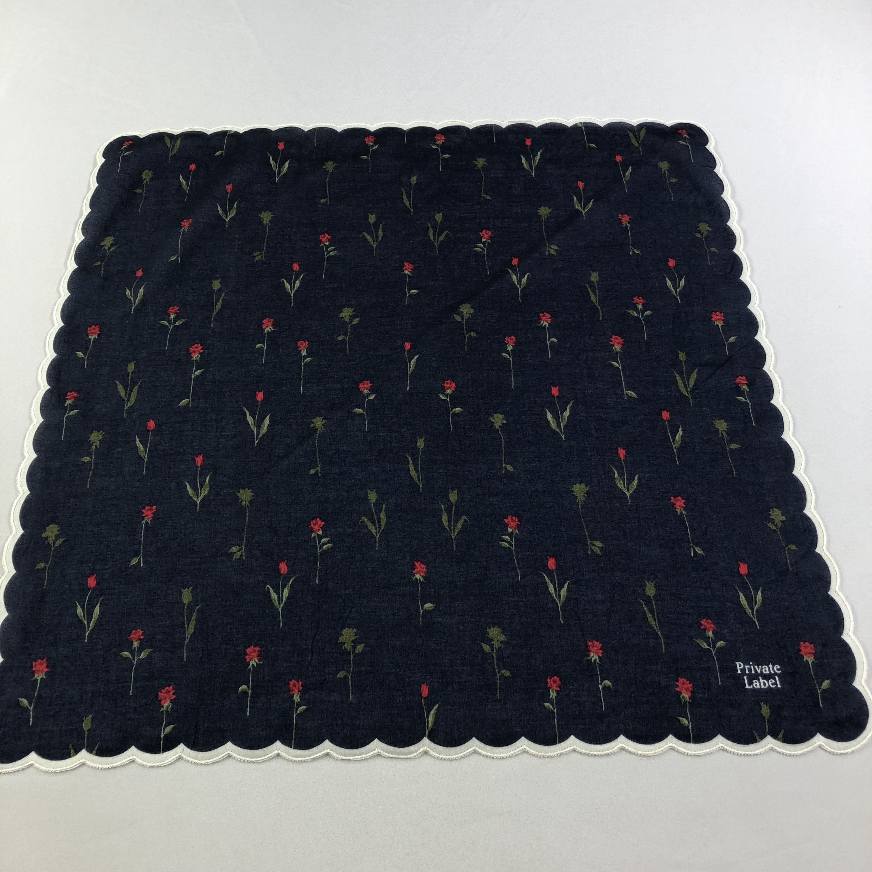 Vintage Private Label Handkerchief Neckerchief Bandana H1824 Size ONE SIZE - 2 Thumbnail