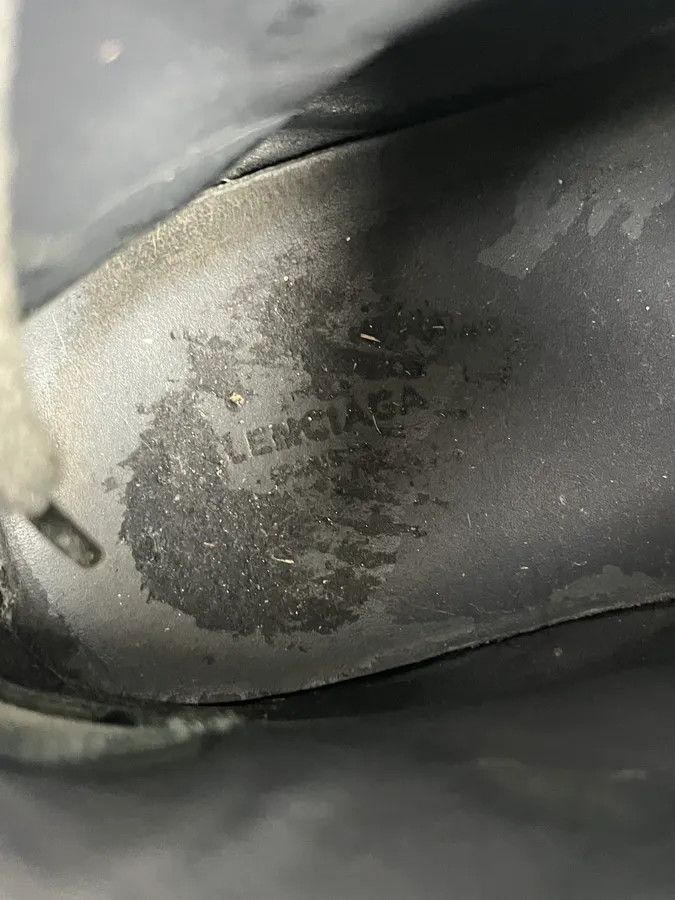 Balenciaga Balenciaga Arena Grey High Leather Sneakers Size US 8 / EU 41 - 9 Thumbnail