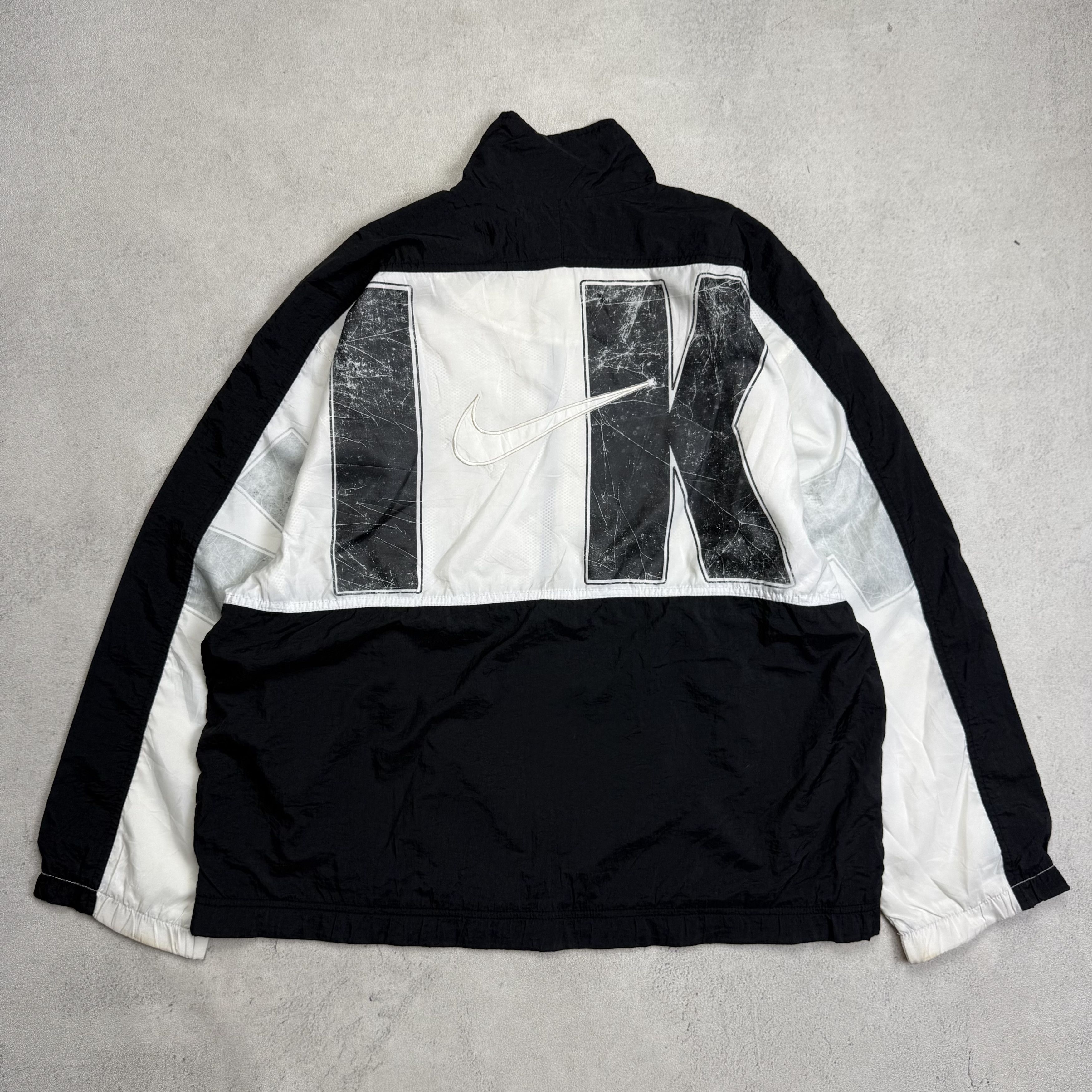 Nike Vintage 90s Nike Big Logo Jacket Size US L / EU 52-54 / 3 - 1 Thumbnail