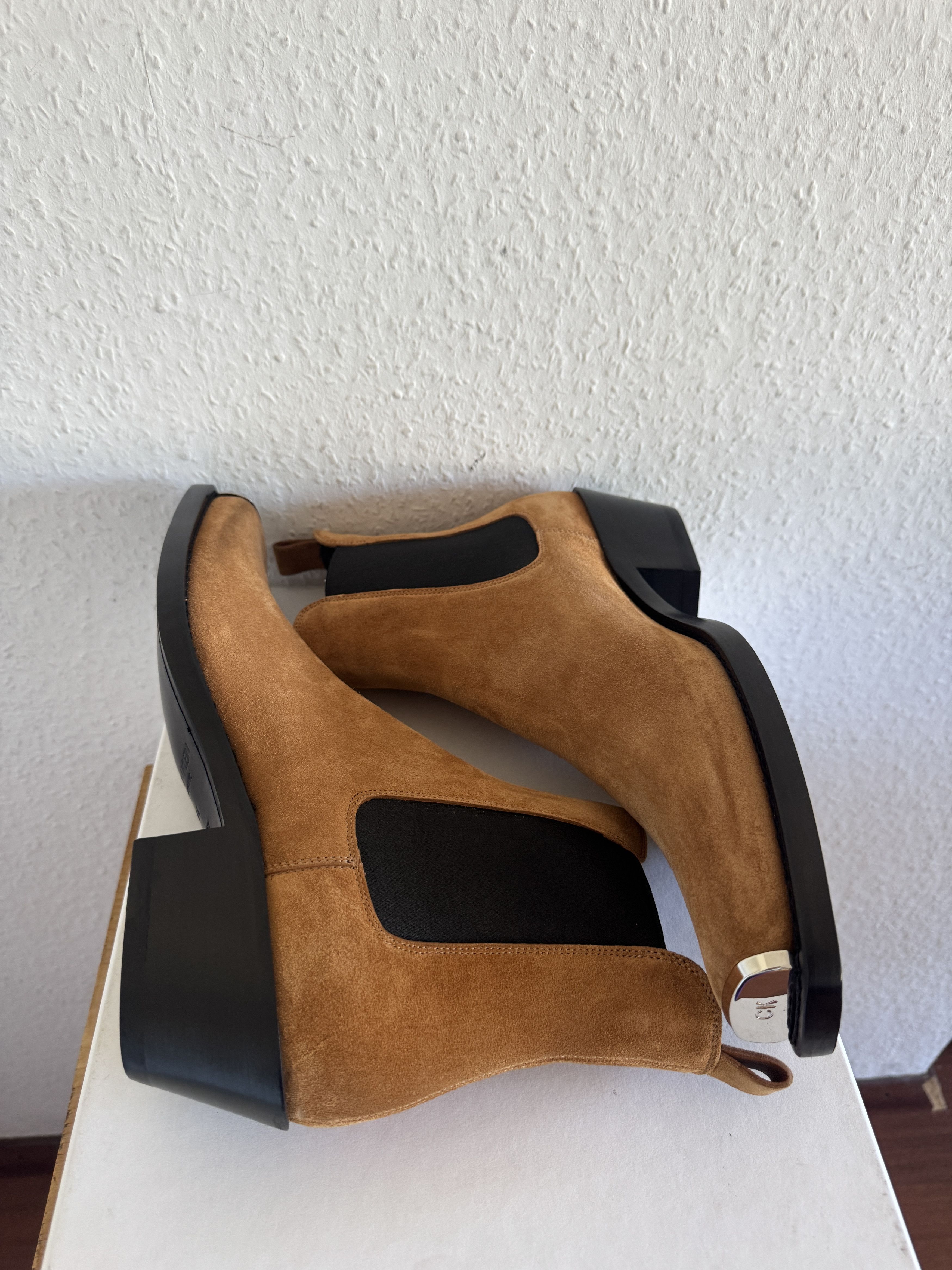 Calvin Klein 205W39NYC Walnut Suede Chelsea Boot Size US 11 / EU 44 - 1 Thumbnail