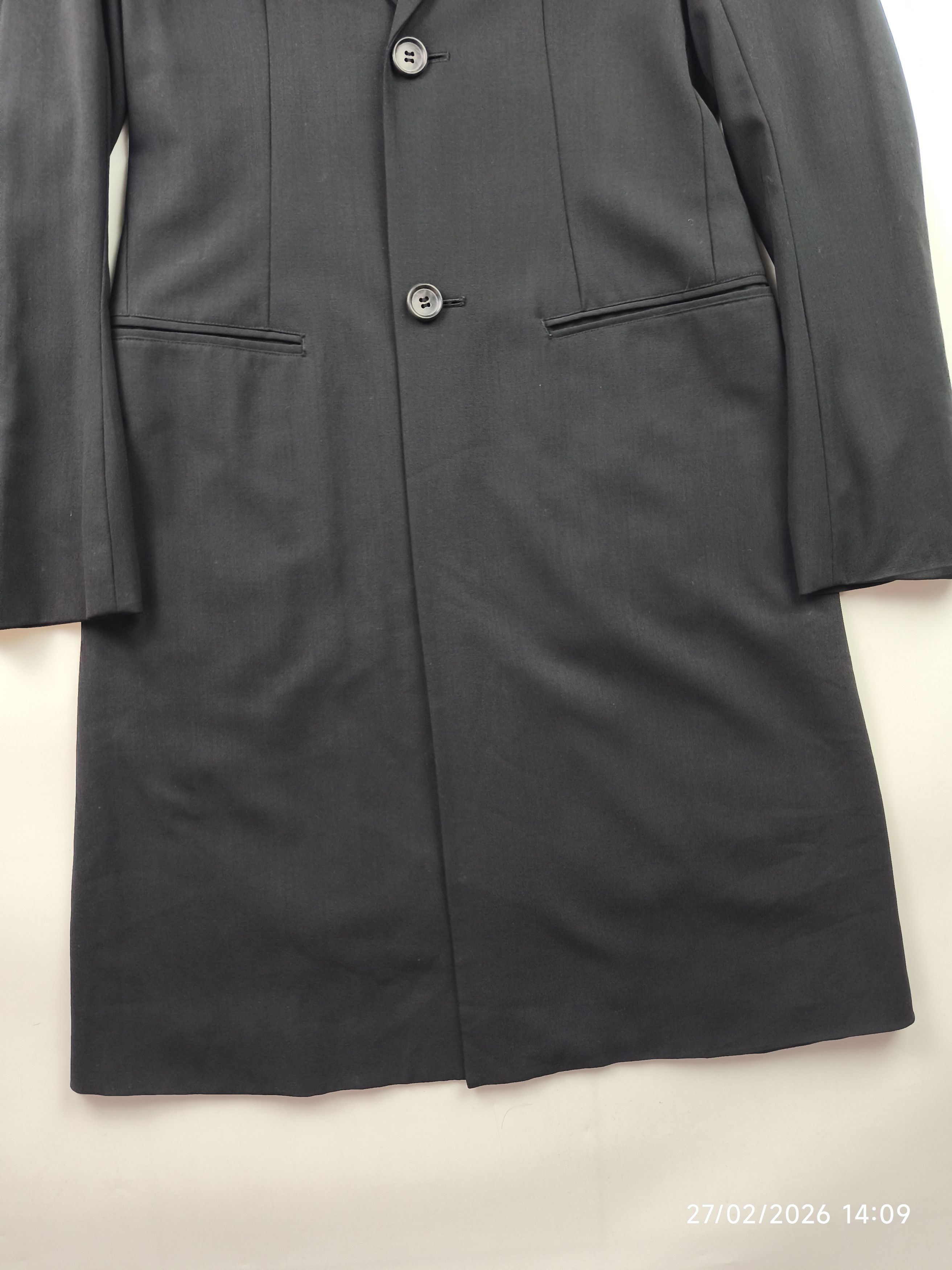 Yohji Yamamoto Y's - yohji yamamoto - long blazer jacket S/S 97' Size S / US 4 / IT 40 - 6 Thumbnail