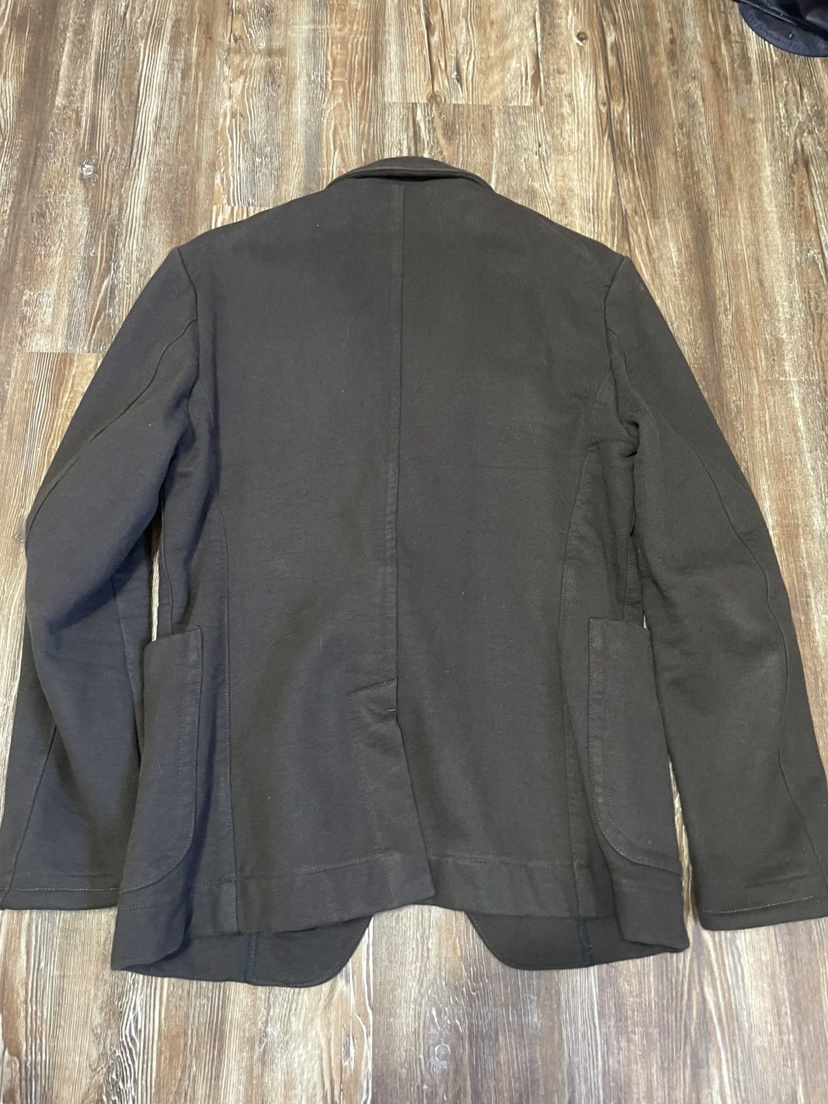 Wings + Horns Custom Brown Cotton Blazer Fisherman Hook Clasp Nautical M Size US M / EU 48-50 / 2 - 9 Thumbnail