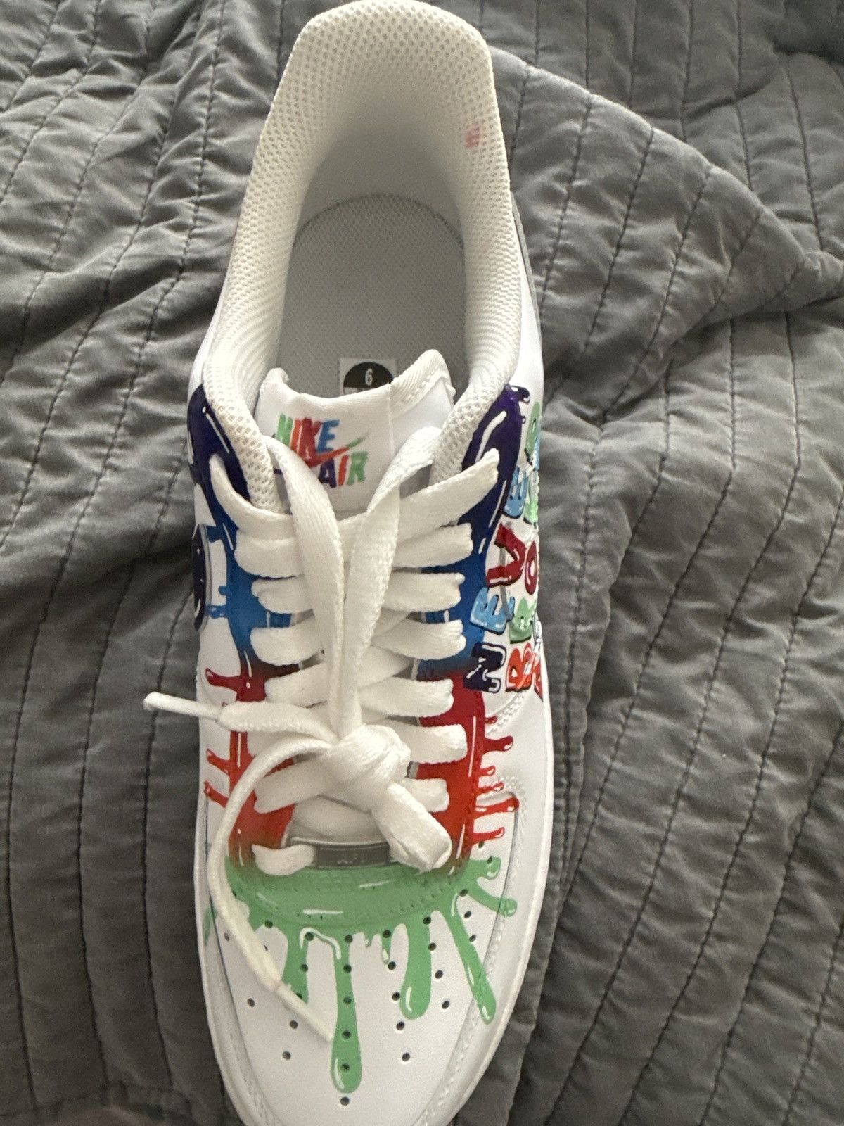 Nike Custom hand painted Air Force 1s Size US 9 / EU 42 - 10 Thumbnail