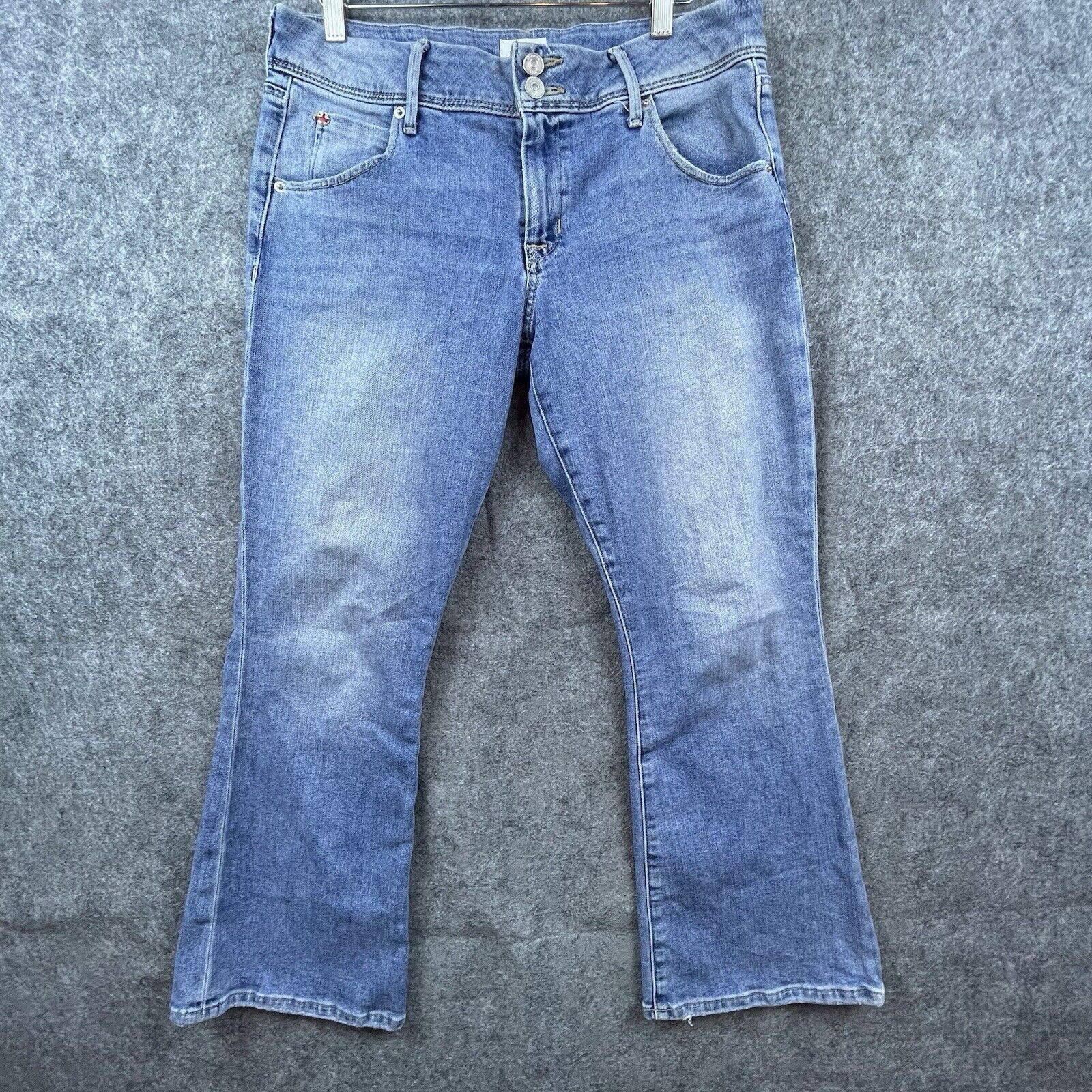 Hudson Hudson Jeans Womens 30 Collin Bootcut Crop Flap Pockets Size 30" / US 8 / IT 44 - 1 Thumbnail
