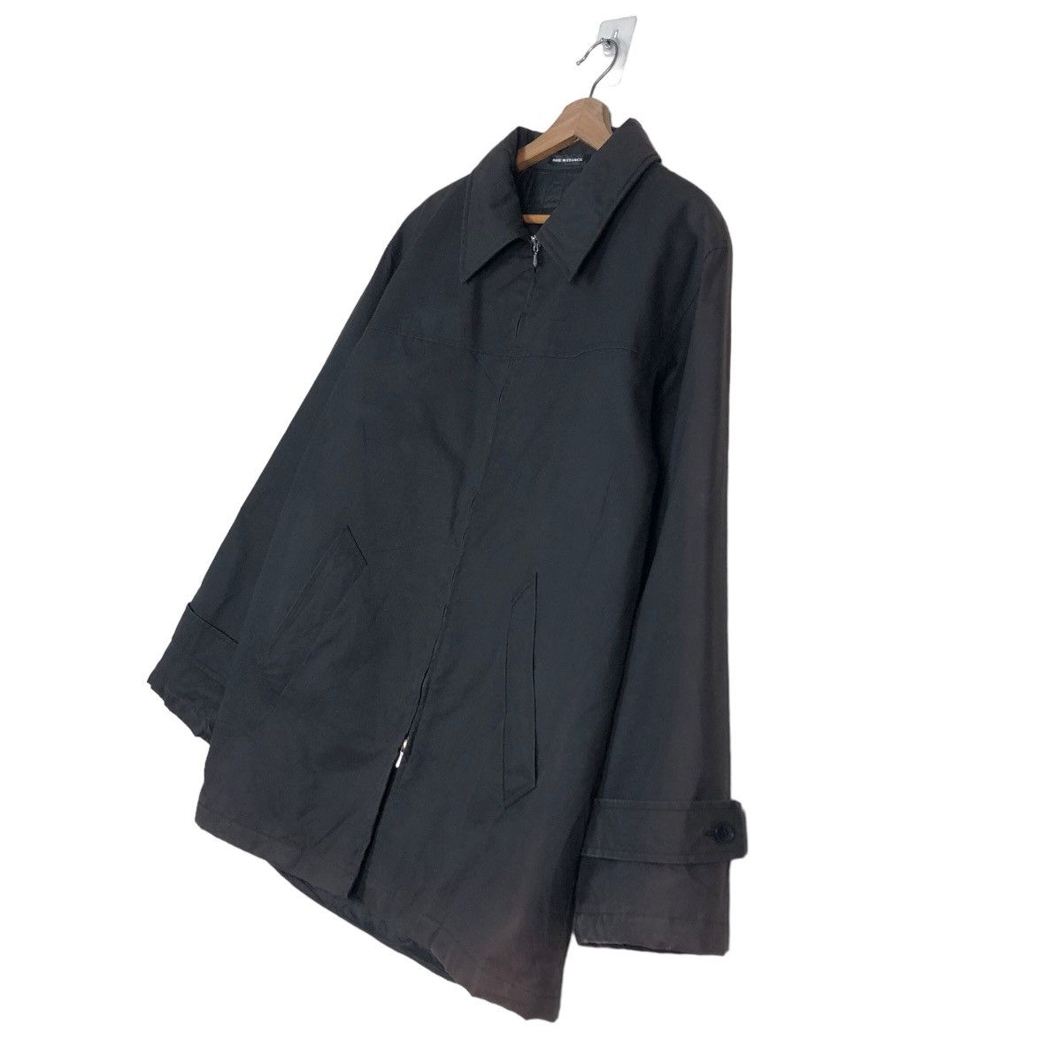 agnes b. 🔥Vintage Chore Work Jacket Agnes B Riri Zipper France Size US L / EU 52-54 / 3 - 2 Thumbnail