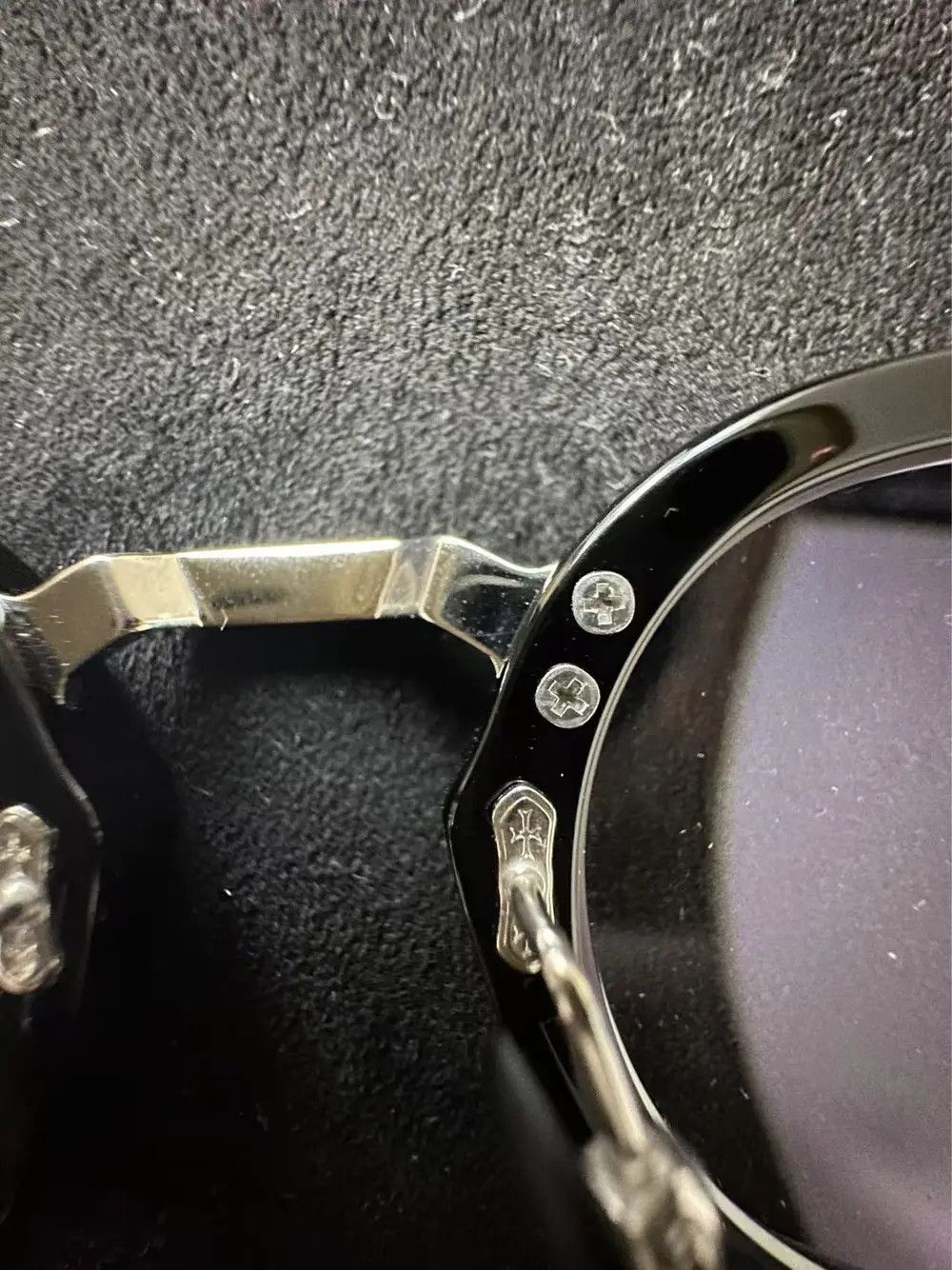Chrome Hearts Chrome Hearts SAC BK/SS Dagger Glasses Frame Size ONE SIZE - 11 Thumbnail