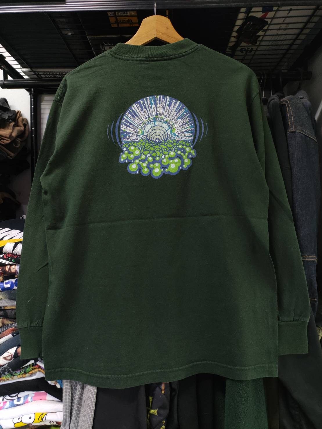 Band Tees Vtg 90's Phish Winter Tour 1999 Made In USA Long Sleeve Size US M / EU 48-50 / 2 - 2 Thumbnail