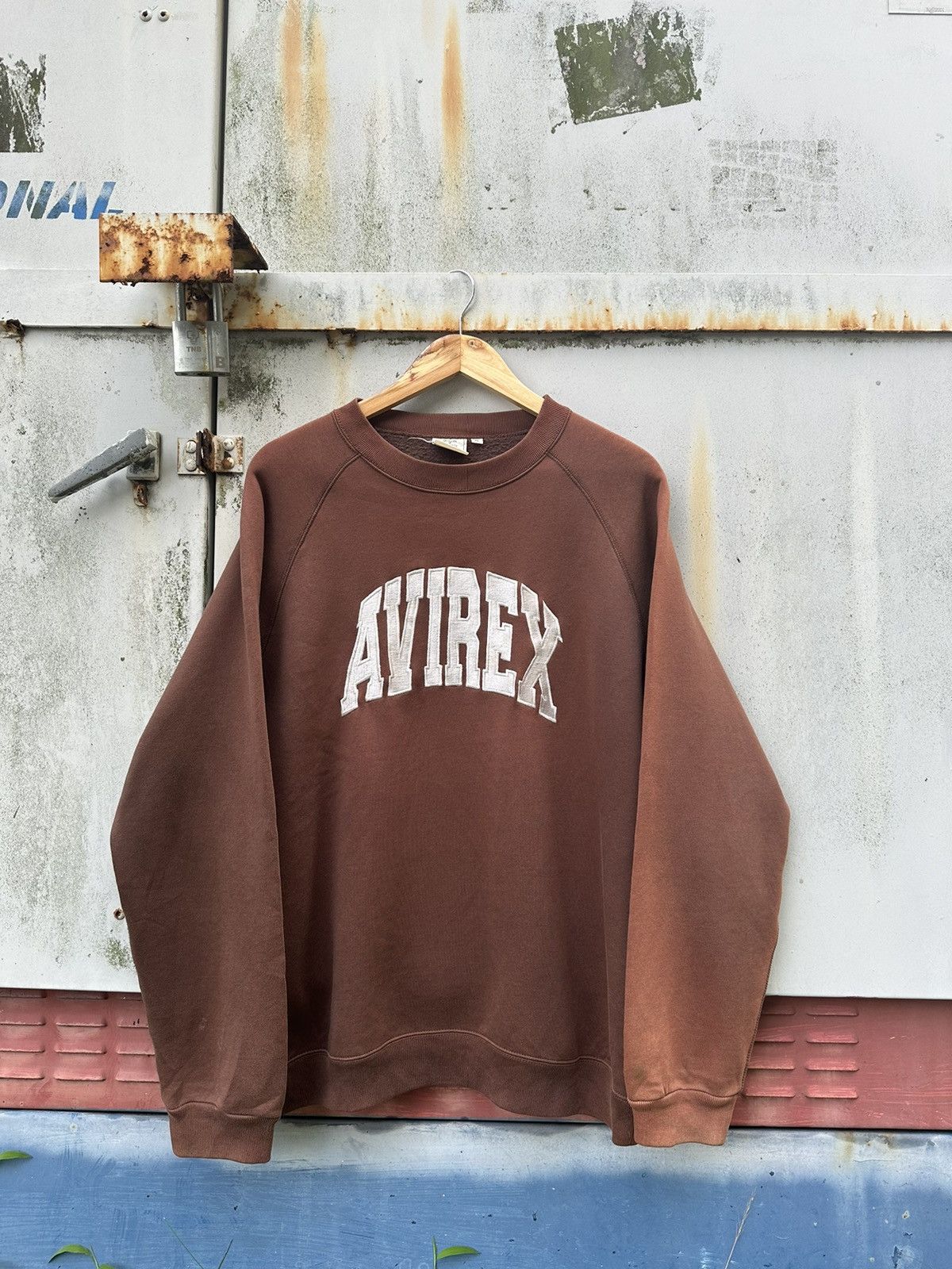 Avirex 👹 Vintage Faded Avirex Embroidery Logo Crewneck Size US XL / EU 56 / 4 - 2 Thumbnail