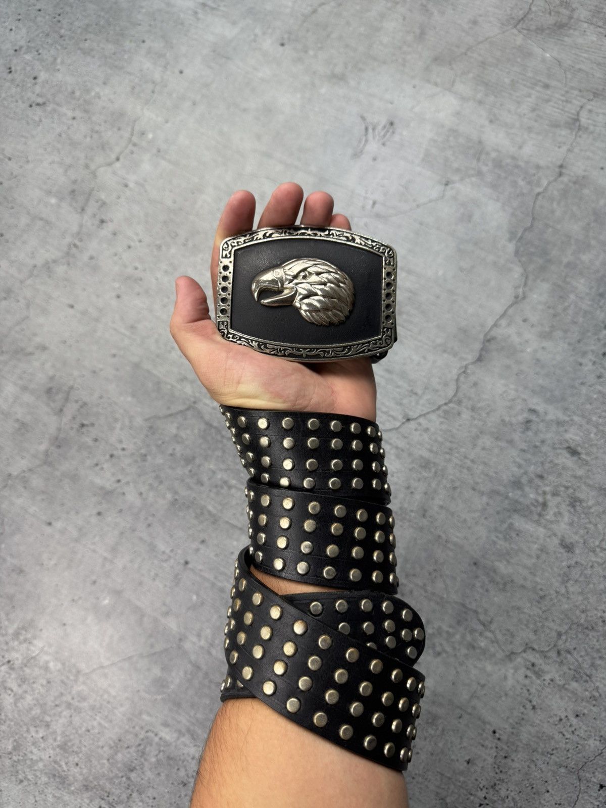 Harley Davidson Rare vintage 1991 Harley Davidson style belt Size ONE SIZE - 3 Thumbnail