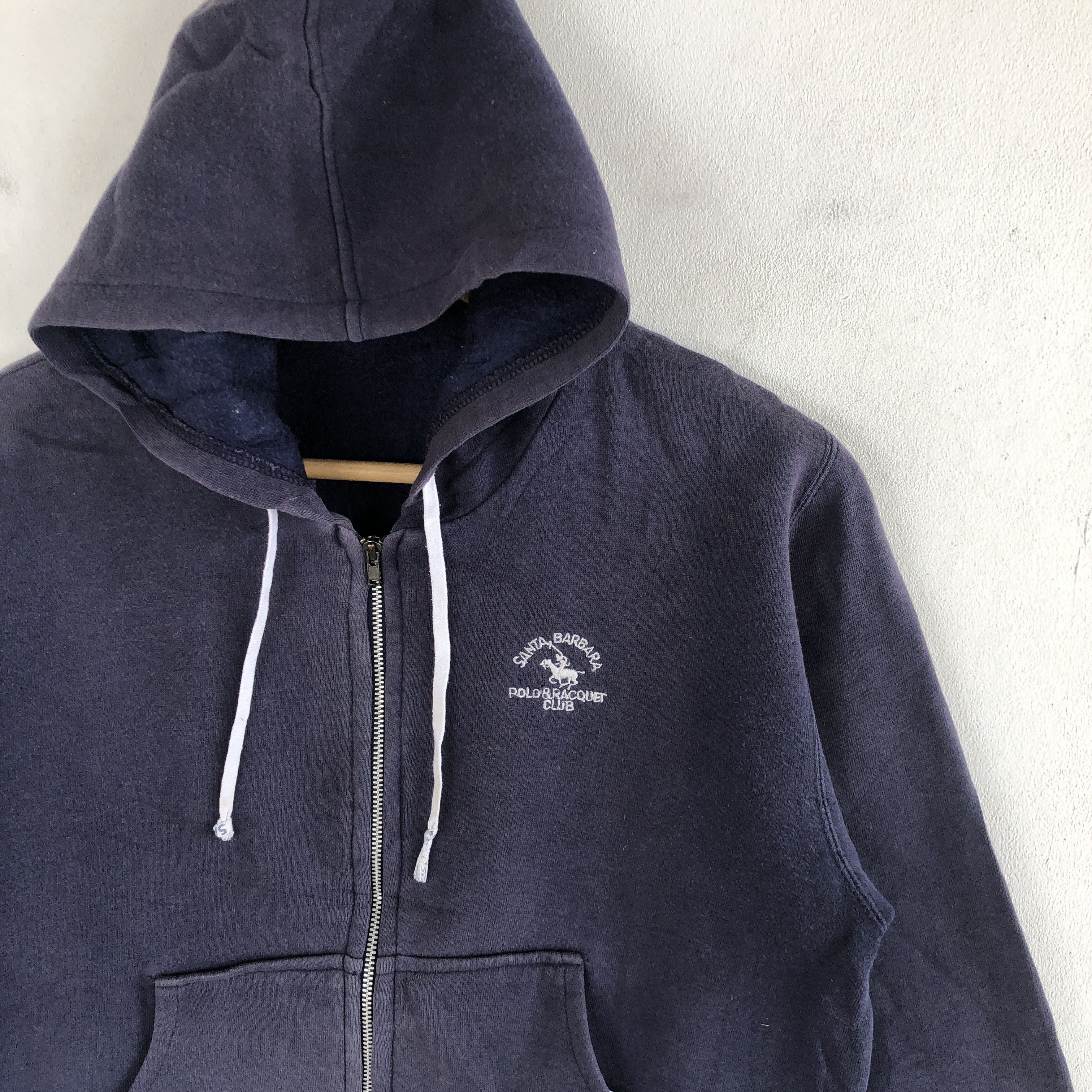 Japanese Brand × Vintage Vintage Sanra Barbara Polo Hoodie Zipper Sweater Sweatshirt Size XS / US 0-2 / IT 36-38 - 3 Thumbnail