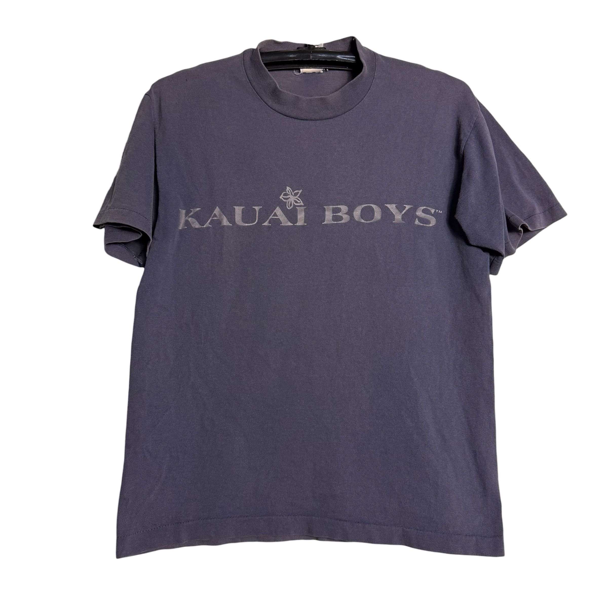 Vintage 🔥RARE🔥Vintage Kauai Boys Hawaii T-shirt Single Stich Size US M / EU 48-50 / 2 - 1 Thumbnail