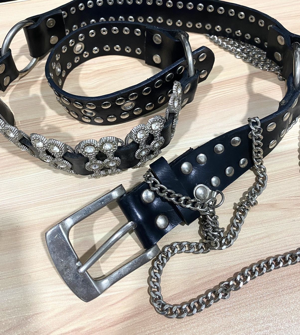 Japanese Brand 🔥SALE🔥Studded Gothic Bondage Belt inspired BB SIMON Size ONE SIZE - 11 Thumbnail