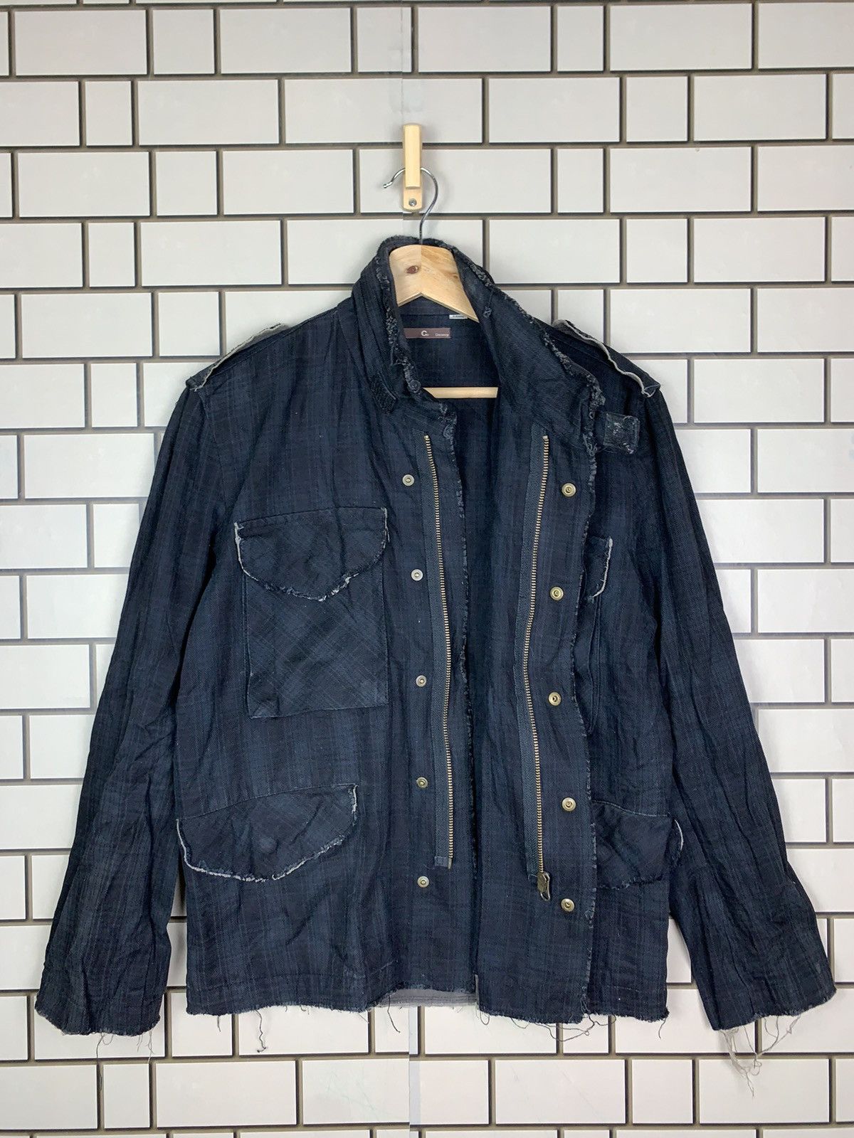 Japanese Brand × Vintage Vintage Japanese Brand CP Decency Distressed Jacket Size US L / EU 52-54 / 3 - 16 Thumbnail