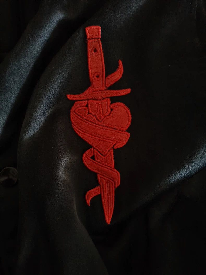 Amiri Amiri 18AW Sword Embroidered Velvet Jacket Size US XS / EU 42 / 0 - 3 Thumbnail