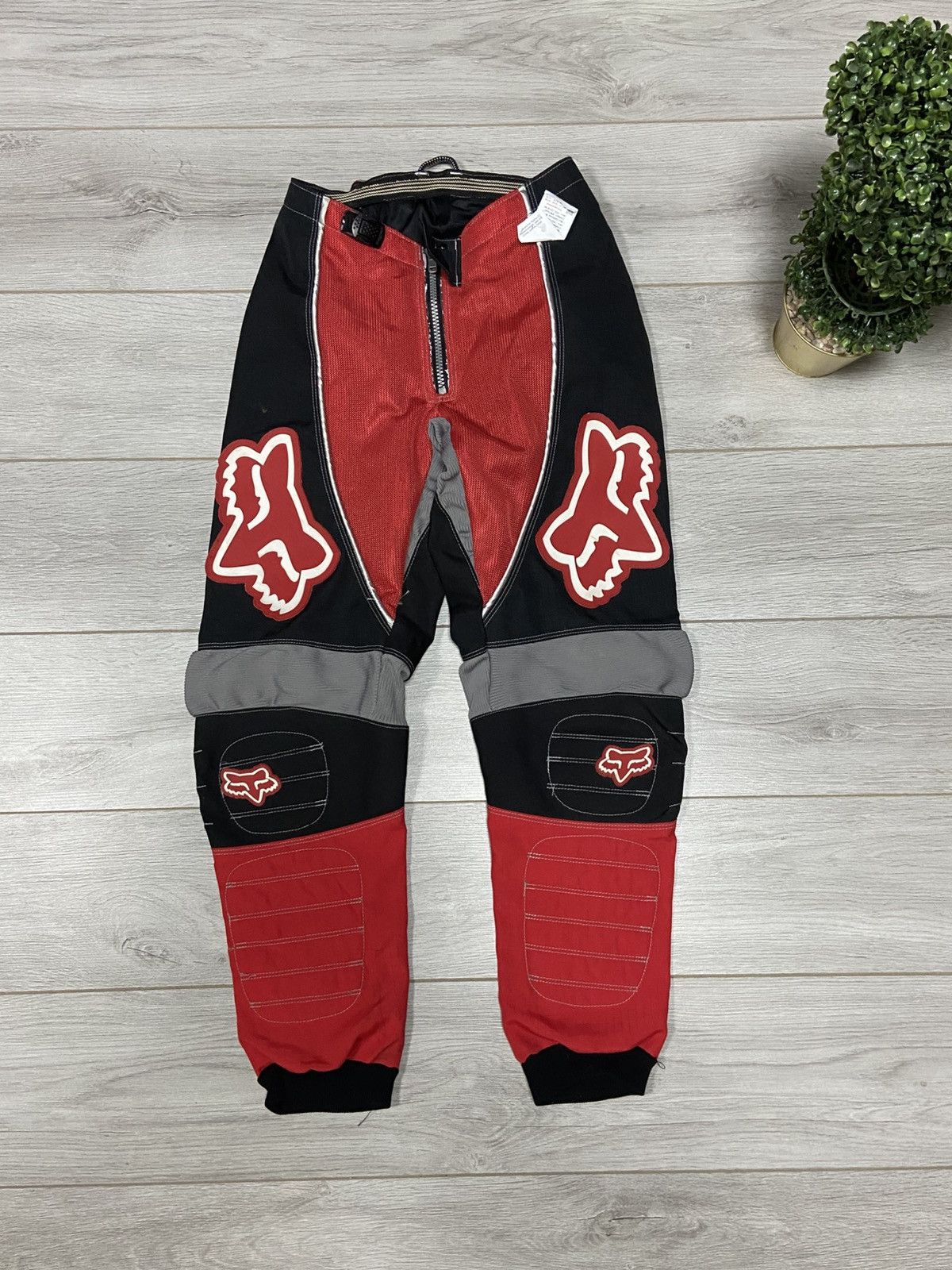 Vintage Fox racing moto big logo vintage pants Size US 30 / EU 46 - 1 Thumbnail