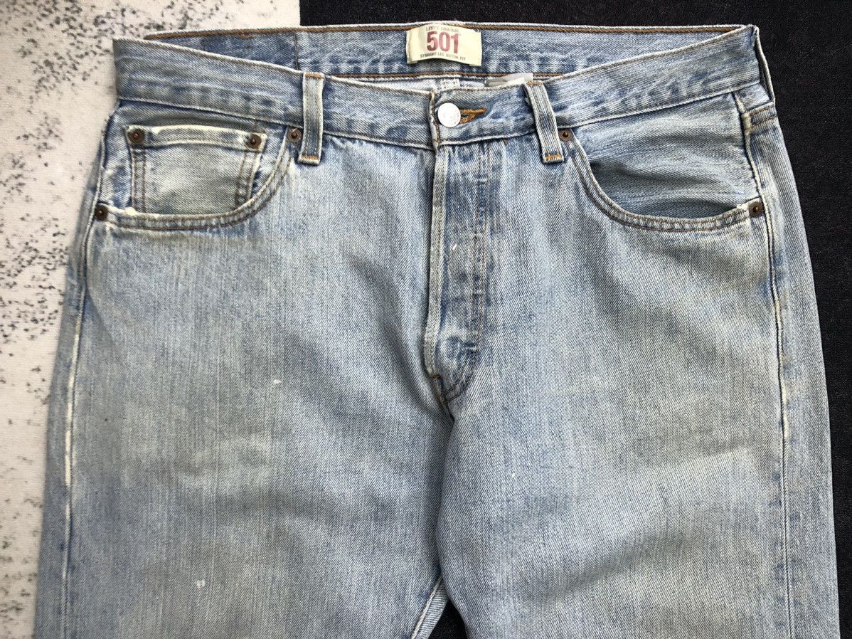 Levi's Vintage Levi's 501 Rusty Light Blue Jeans Size US 34 / EU 50 - 3 Thumbnail