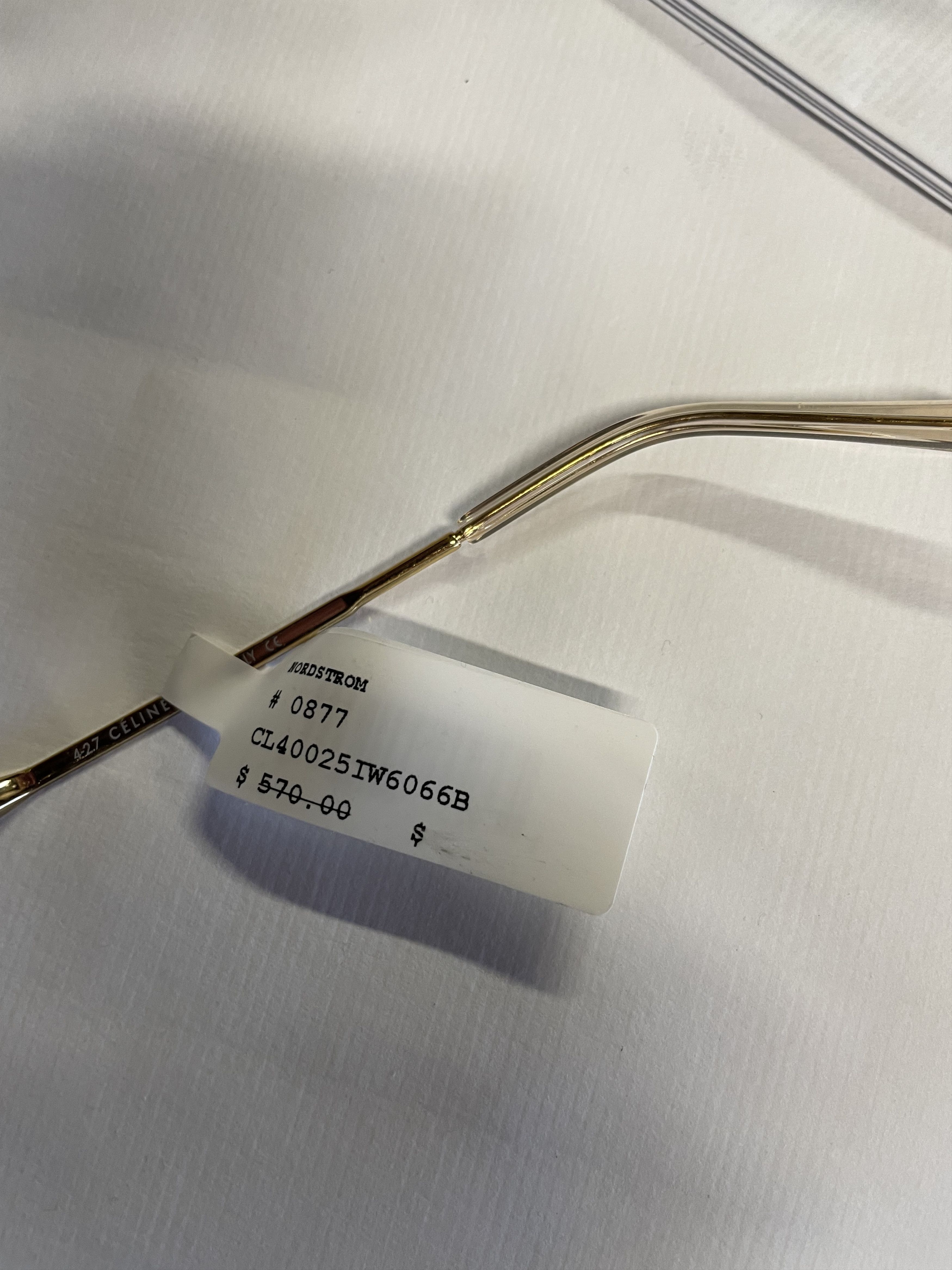Celine Celine CL40025I 66B Red Aviator Unisex Sunglasses Size ONE SIZE - 9 Thumbnail