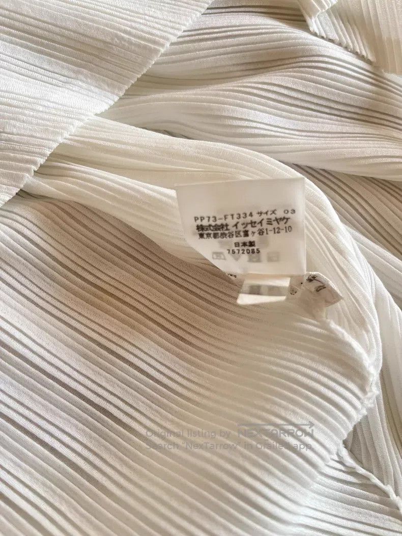 Issey Miyake Issey Miyake Asymmetrical 3/4 Sleeve Midi Top Size L / US 10 / IT 46 - 8 Thumbnail