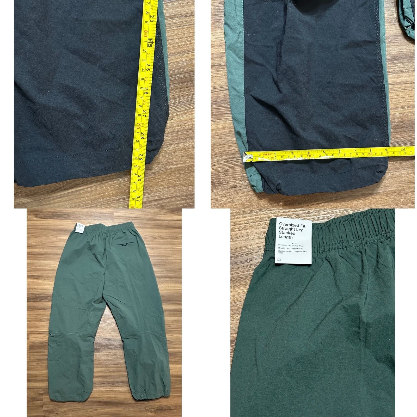 Nike Nike Tech Woven Track Pants Green Black Mens M Size US 31 - 8 Thumbnail