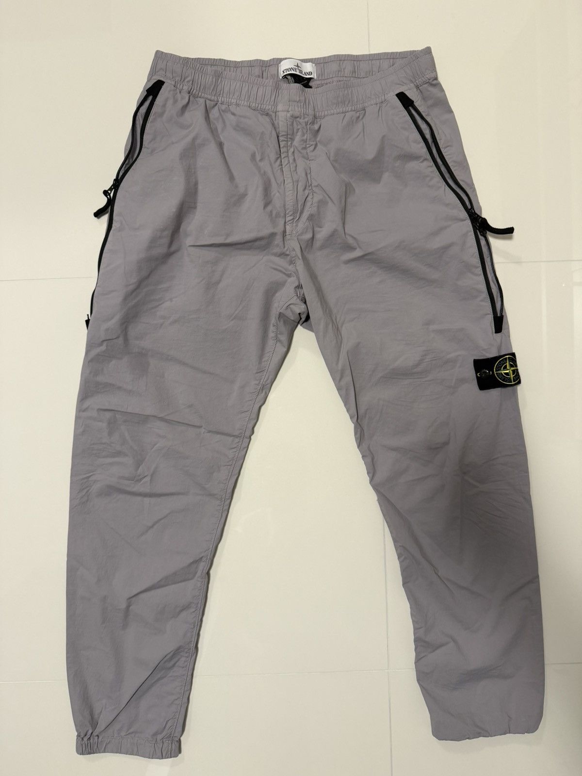 Stone Island Purple Zipper Jogger Pant Size US 33 - 2 Thumbnail