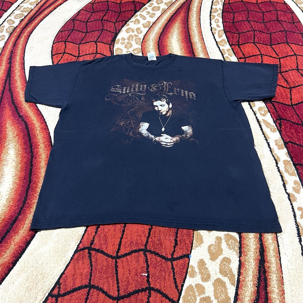 Band Tees Vintage 2008 Thrashed Faded Sully Erna ERD GRUNGE T Shirt Size US XXL / EU 58 / 5 - 8 Thumbnail