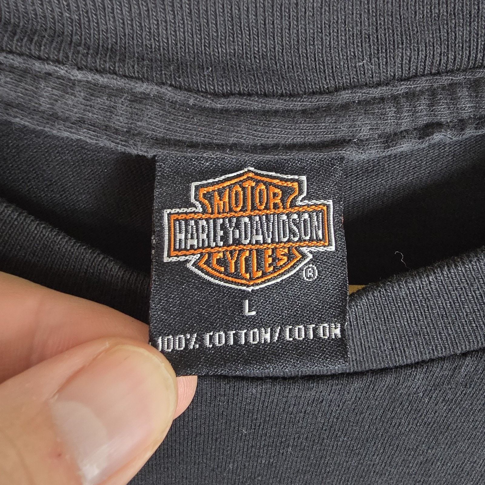 Harley Davidson Vintage Harley Davidson Barbwire Buffalo New York NY Large Size US L / EU 52-54 / 3 - 6 Thumbnail