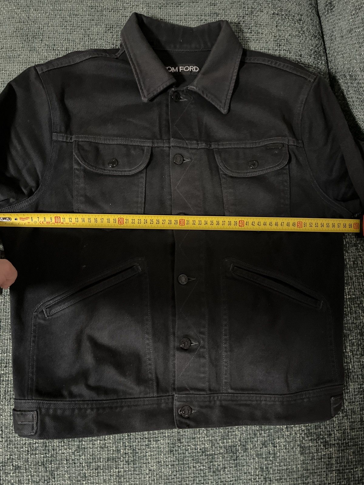 Tom Ford Tom Ford Icon Denim Jacket Size L Faded Black Size US L / EU 52-54 / 3 - 11 Thumbnail