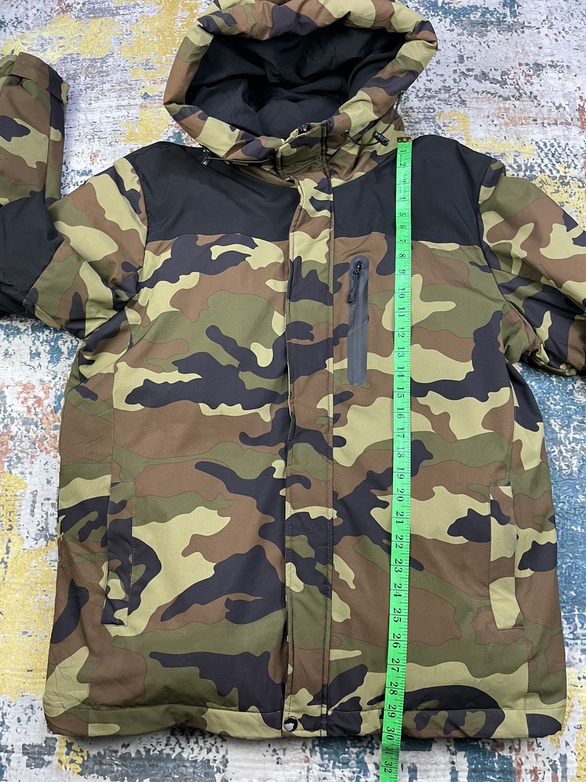 Japanese Brand Hype🔥Army Camouflage Puffer Hooded Jackets Size US L / EU 52-54 / 3 - 12 Thumbnail