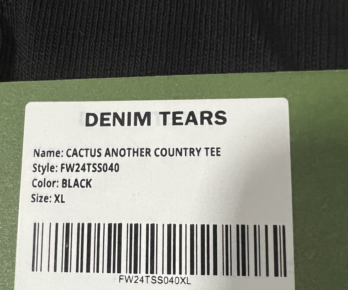 Cactus Plant Flea Market × DENIM TEARS Cactus Tears Tee Black Size US XL / EU 56 / 4 - 5 Thumbnail