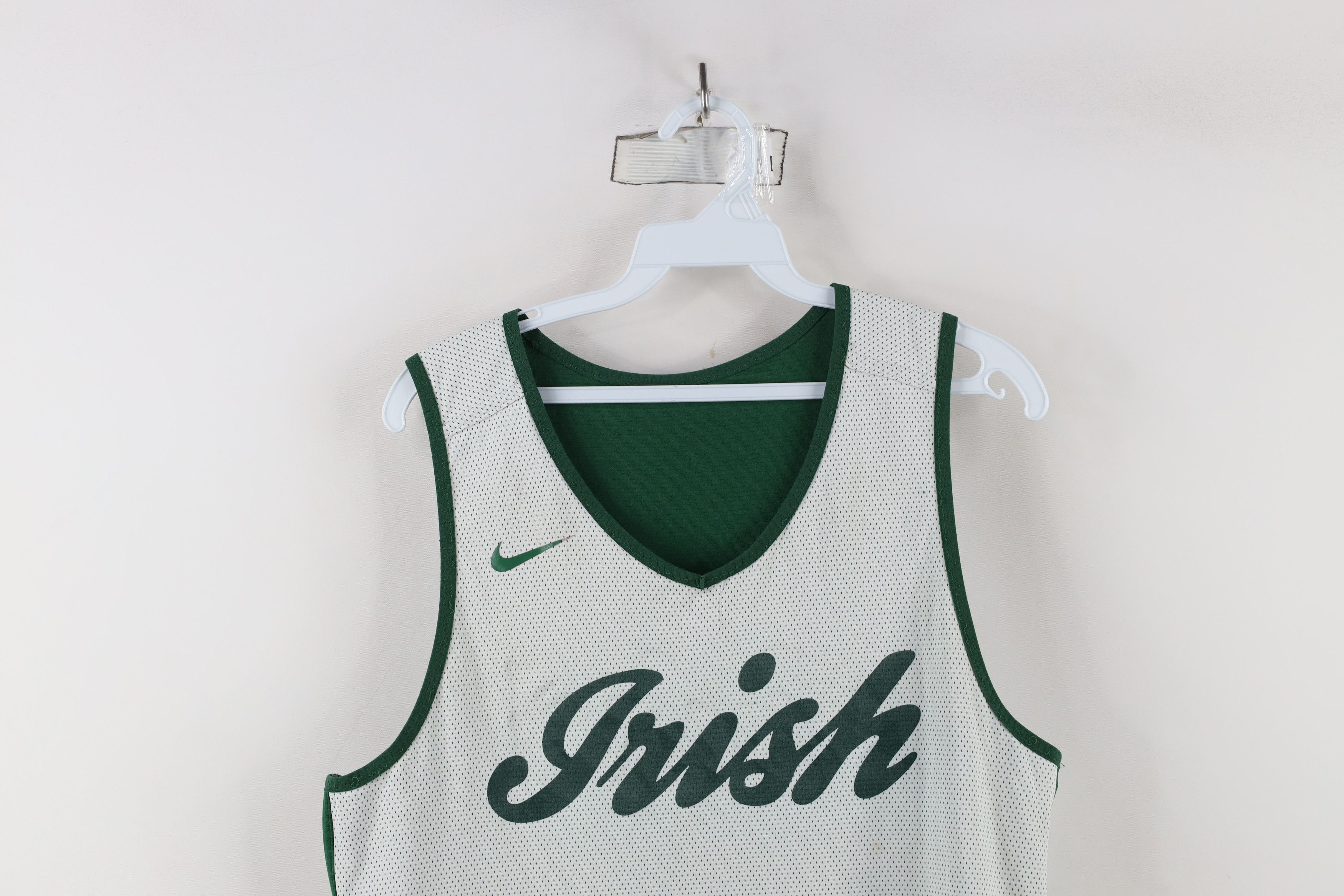 Nike × Vintage Vintage Nike Spell Script Irish Reversible Basketball Jersey Size US M / EU 48-50 / 2 - 13 Thumbnail