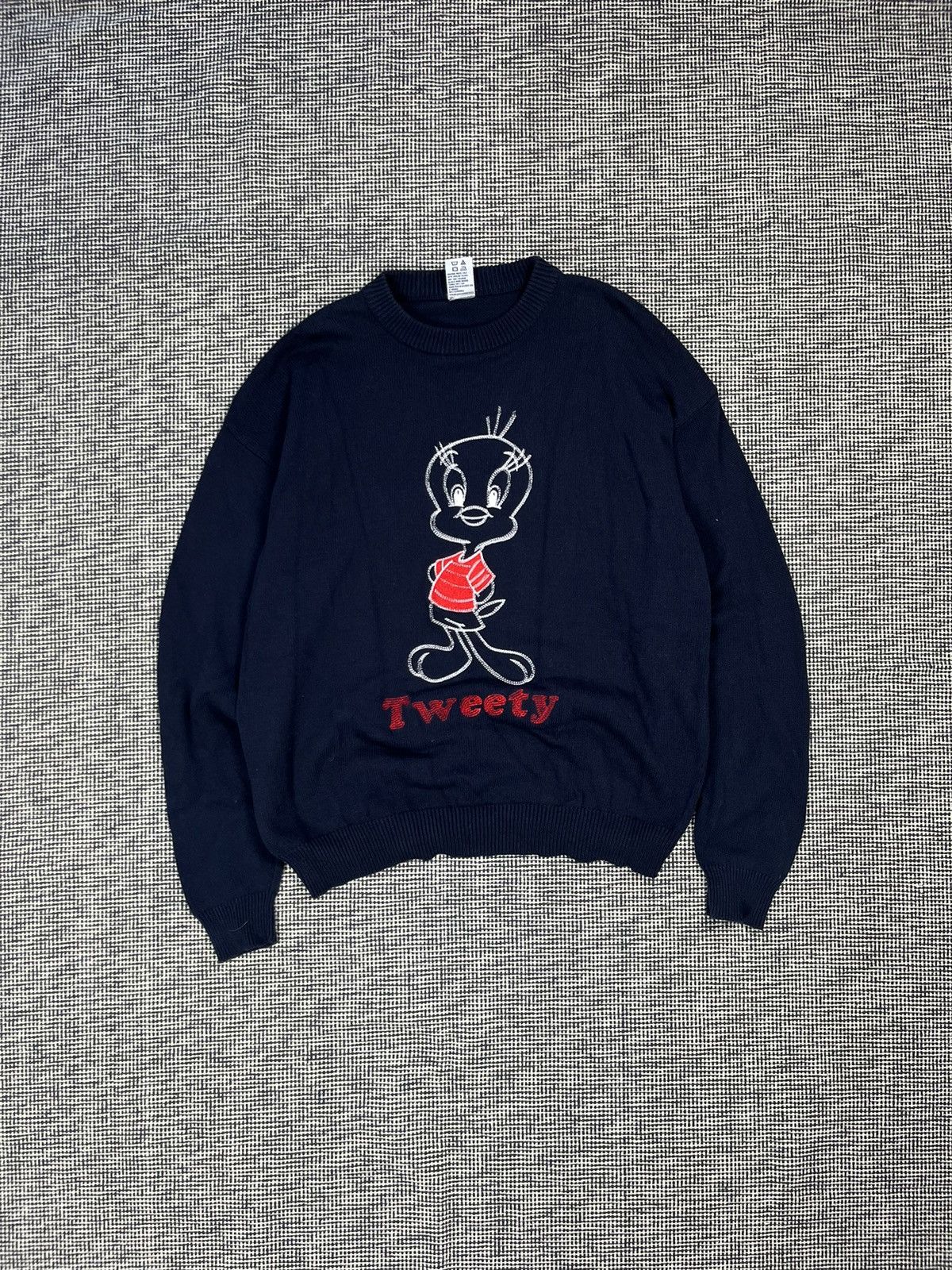 Vintage × Warner Bros ➕ 1998 vintage Warner Bros Tweety boxy sweater Size US XL / EU 56 / 4 - 1 Thumbnail