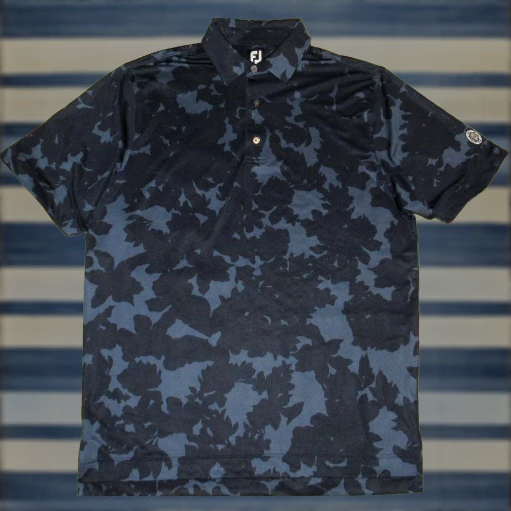 Footjoy FOOTJOY Blue Polo Shirt Short Sleeve Druid Hills Golf Club Medium EXColor Blue Mens Polo Size US M / EU 48-50 / 2 - 1 Thumbnail
