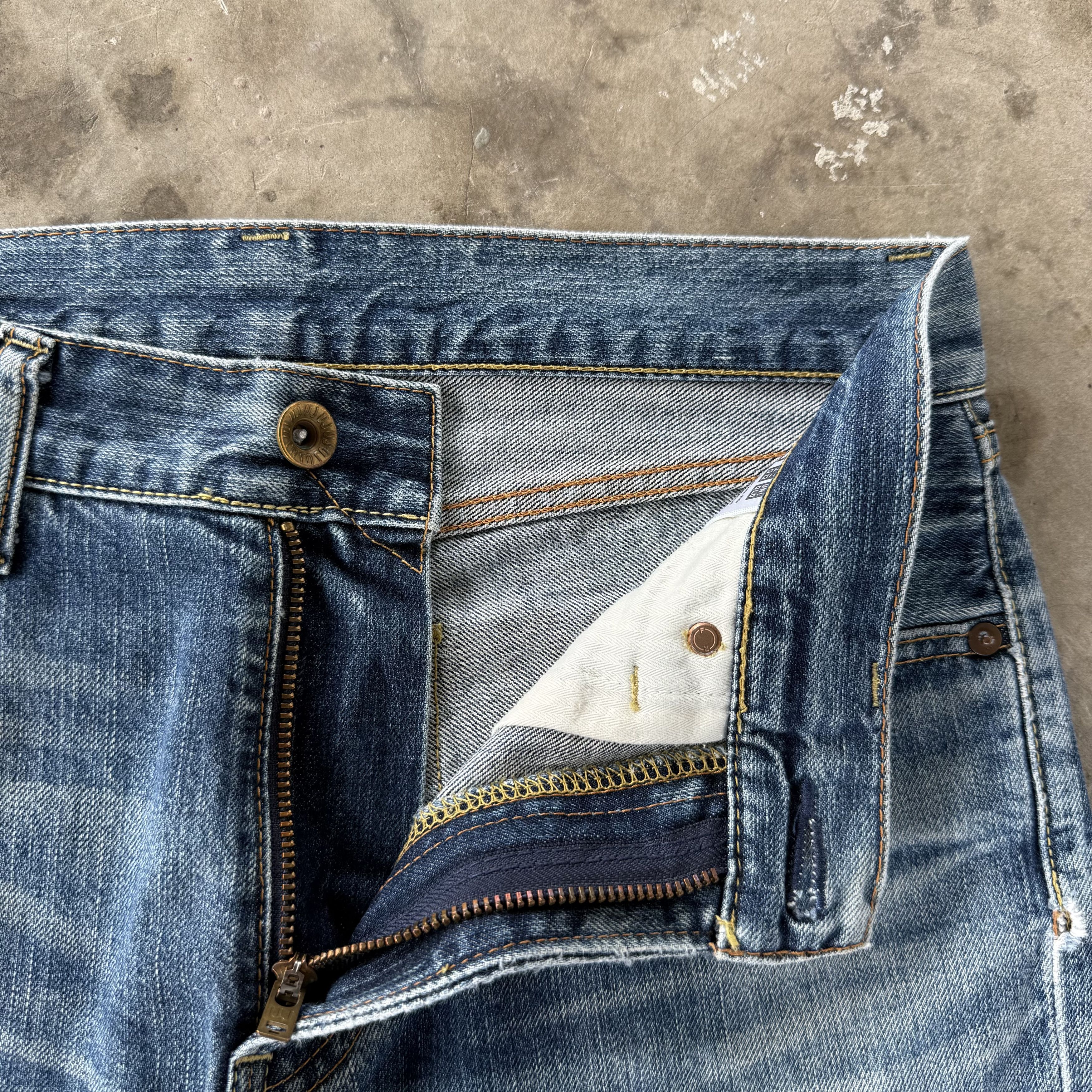 Japanese Brand W32x30 Vintage Japanese S002 Stone Wash Denim Jean Pants Size US 32 / EU 48 - 7 Thumbnail