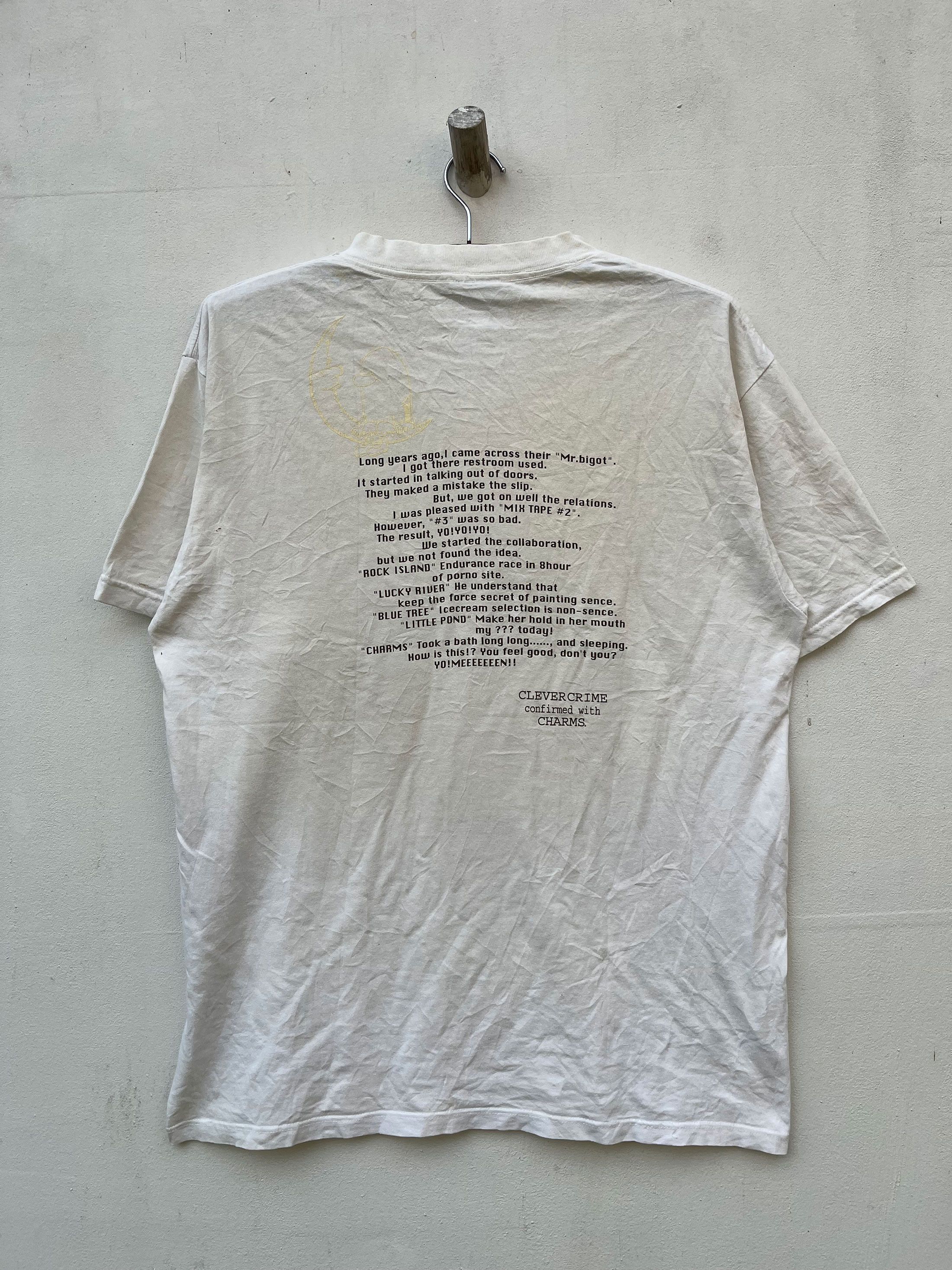 Seditionaries Vintage 90s Oneita Graphic Wording Humor Joke Size US L / EU 52-54 / 3 - 4 Thumbnail