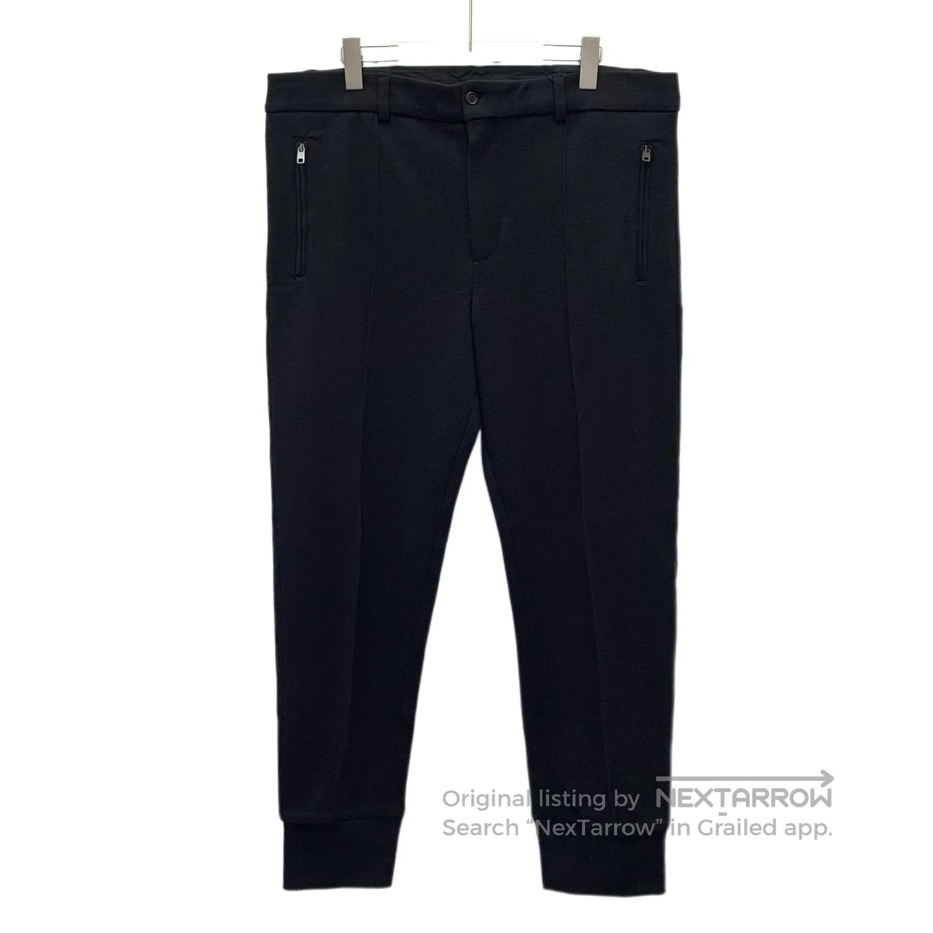 Dolce & Gabbana Dolce Gabbana Black Wool Casual Trousers| Size US 38 / EU 54 - 1 Thumbnail