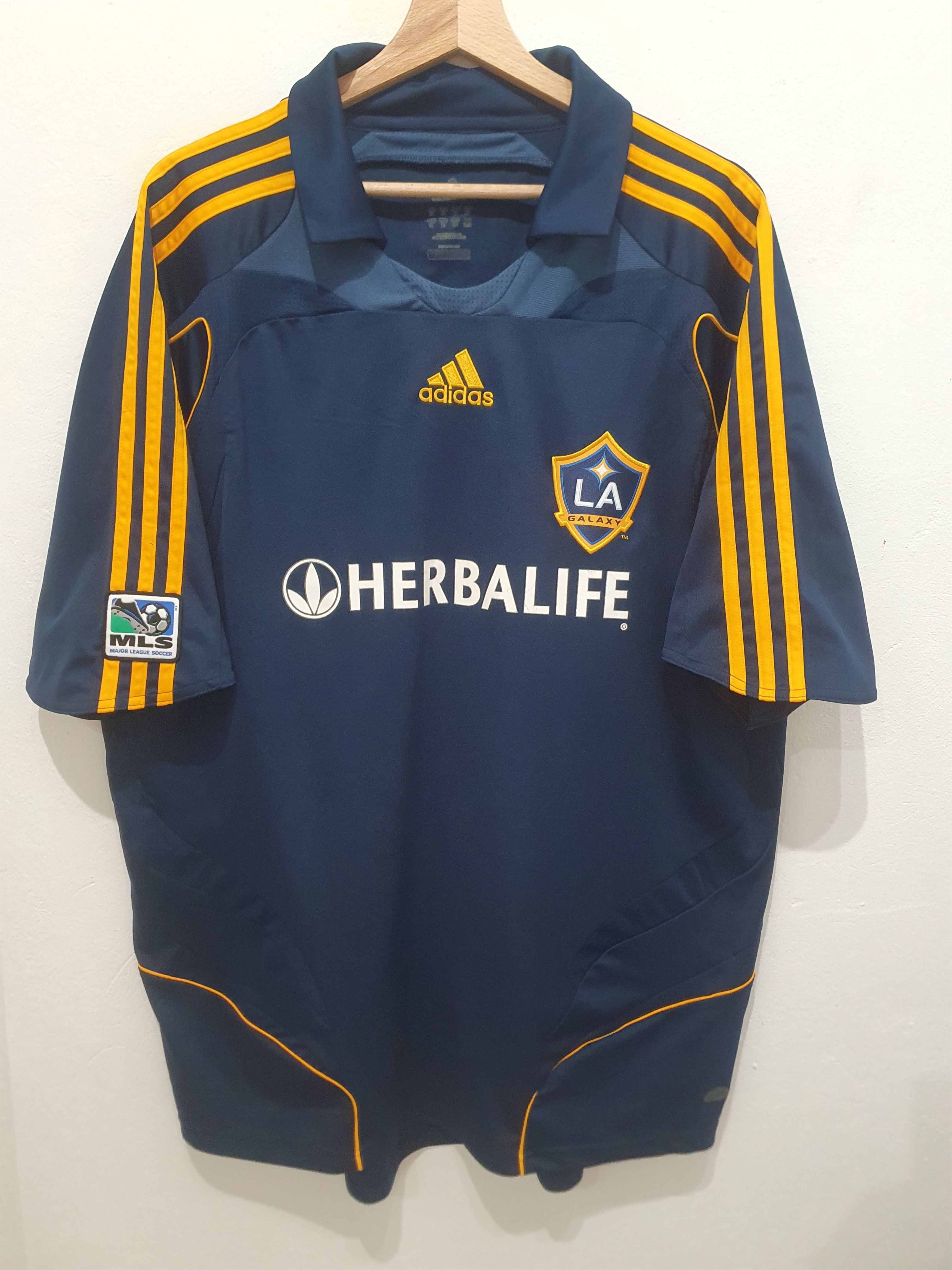 BECKHAM ADIDAS LA GALAXY 2008 SIZE XL JERSEY SHIRT soccer